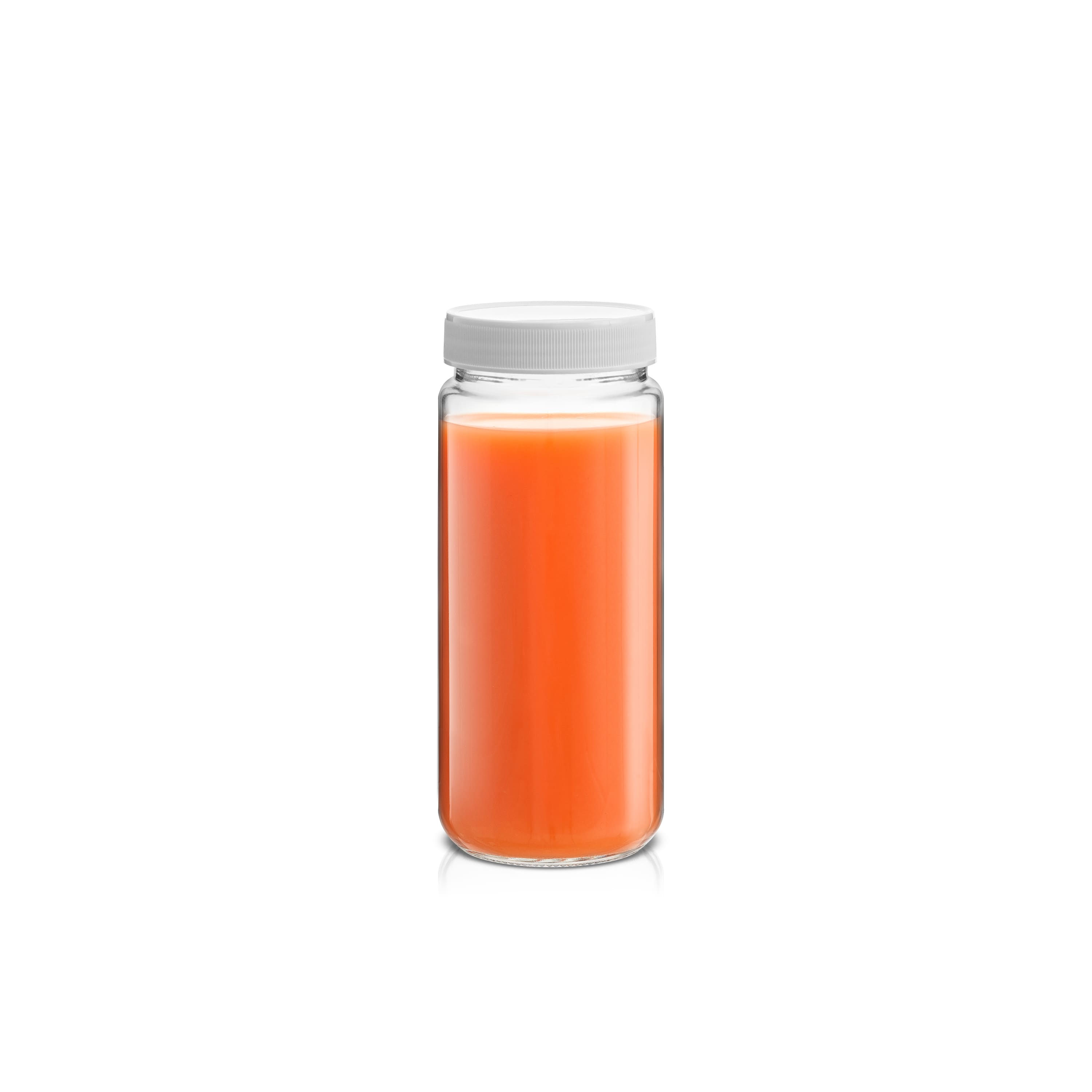 JoyJolt® 16oz. Reusable Glass Juice Bottles with Lids, 8ct.