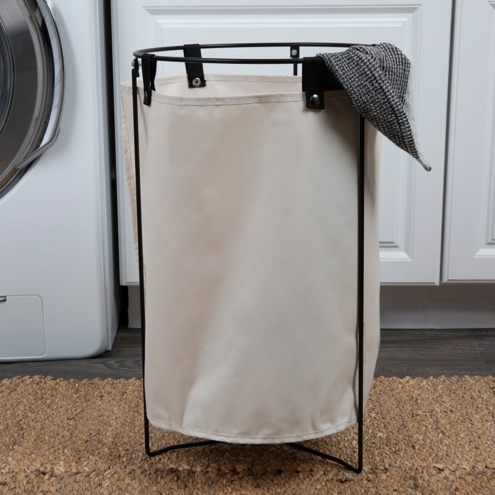 Household Essentials 23&#x22; Standing Laundry Hamper with Removable Bag