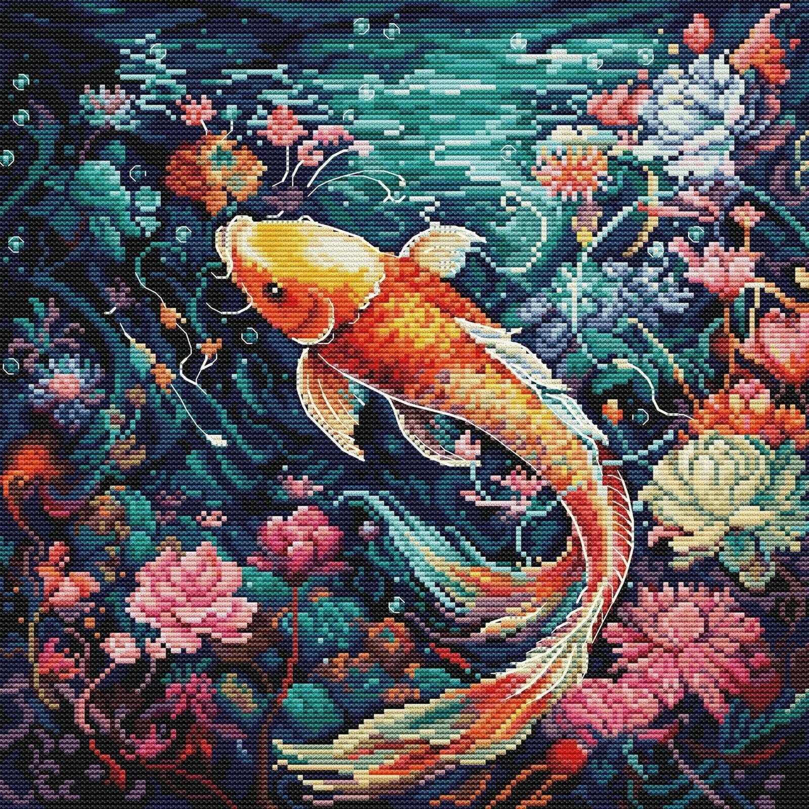 Luca-S Sea Life Counted Cross Stitch Kit
