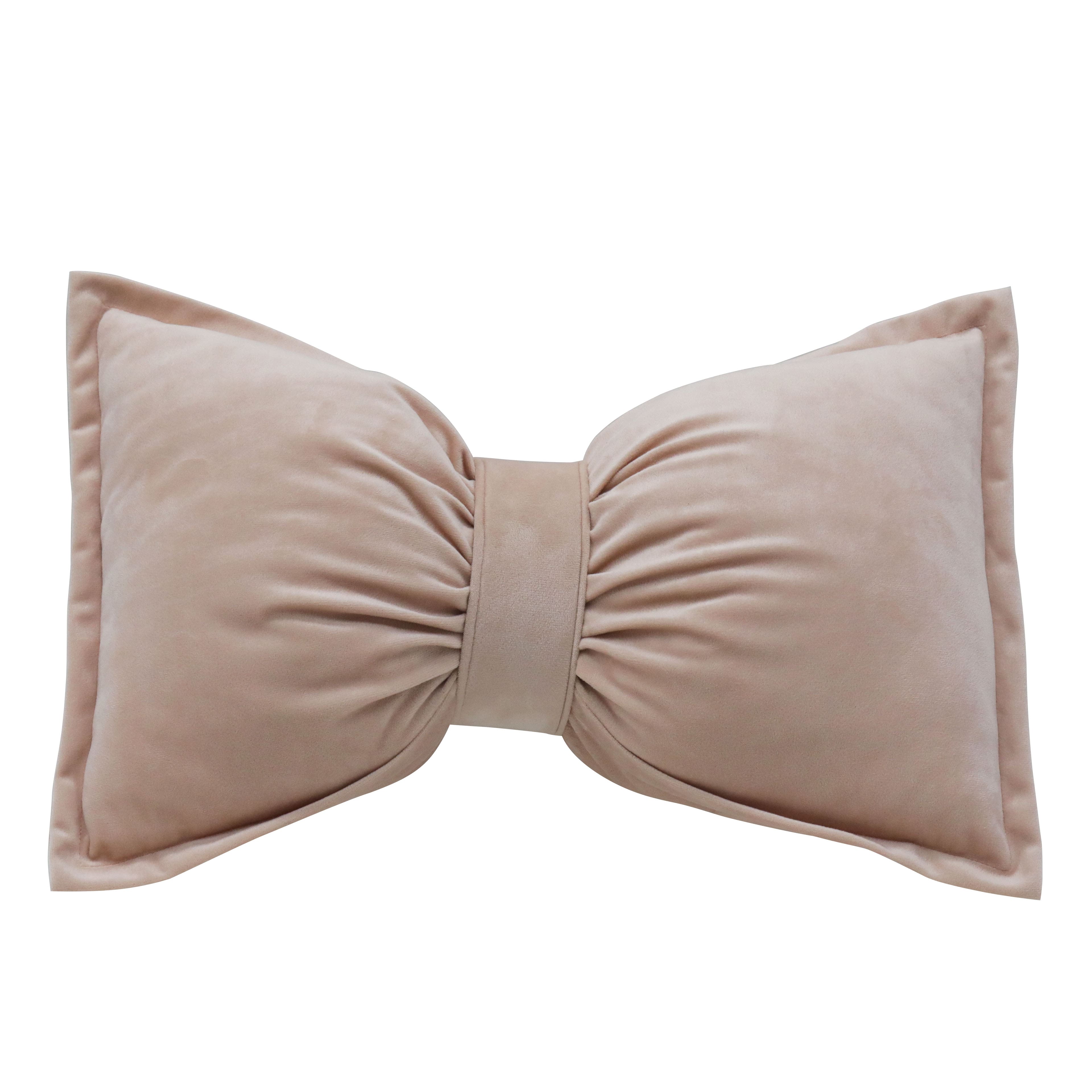 19&#x22; Blush Bow Pillow by Ashland&#xAE;