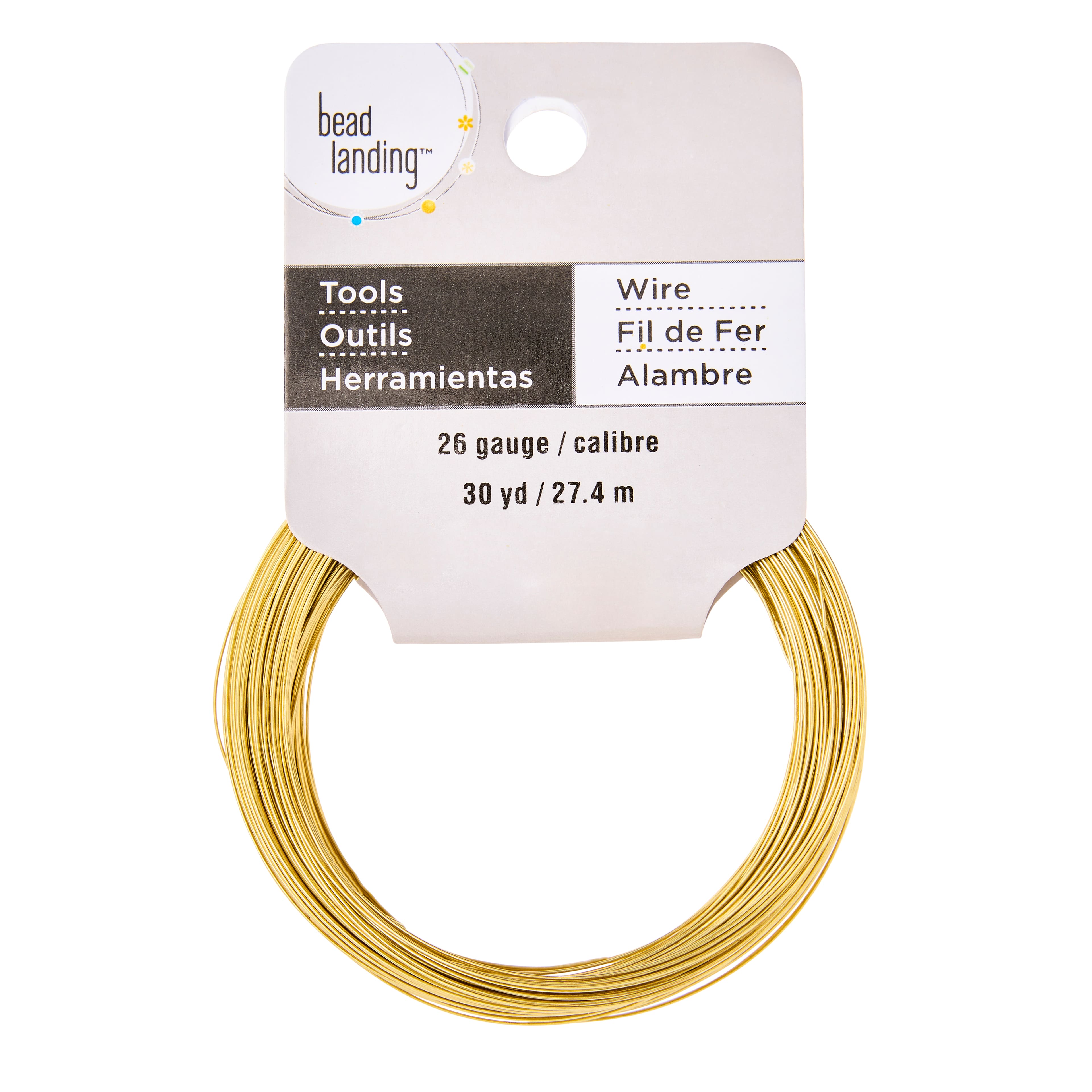 24 Gauge Gold Beading Wire by Bead Landing | Michaels