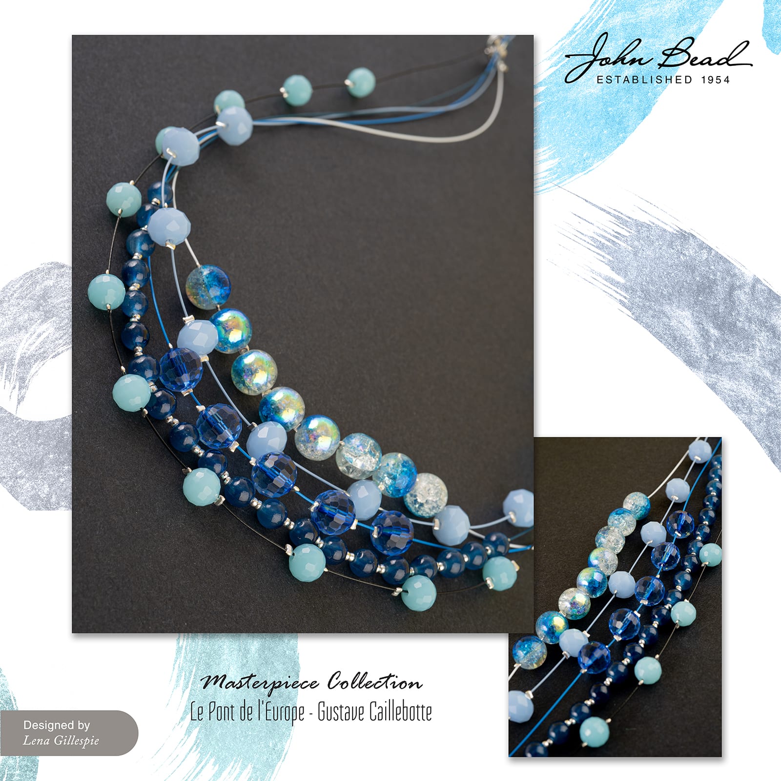 John Bead Masterpiece Collection Glass Bead Box Mix