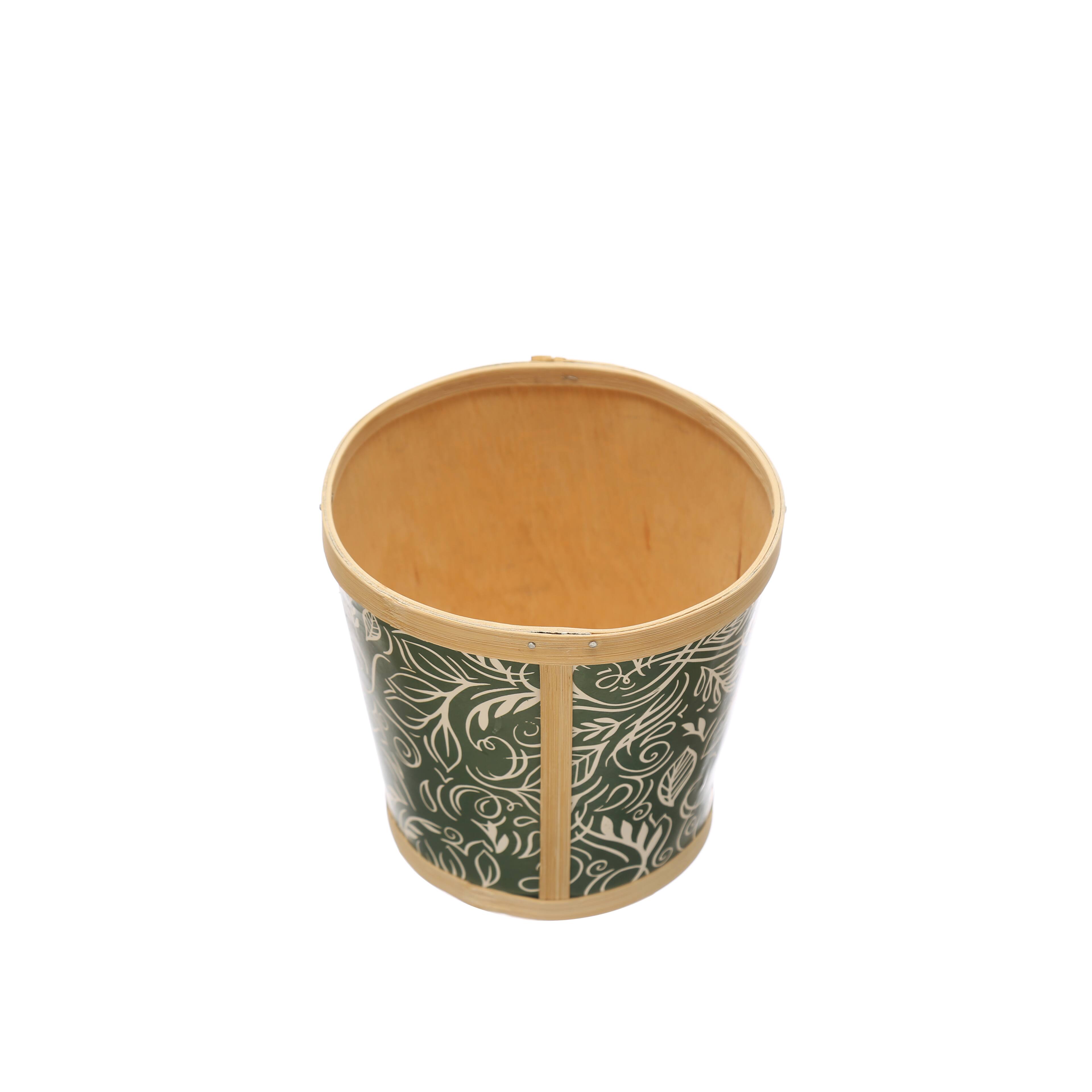 6" Green Bamboo Print Pot by Ashland®