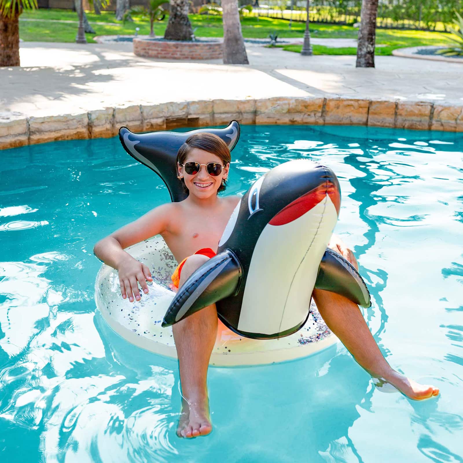 PoolCandy 36&#x22; Orca Whale Pool Tube