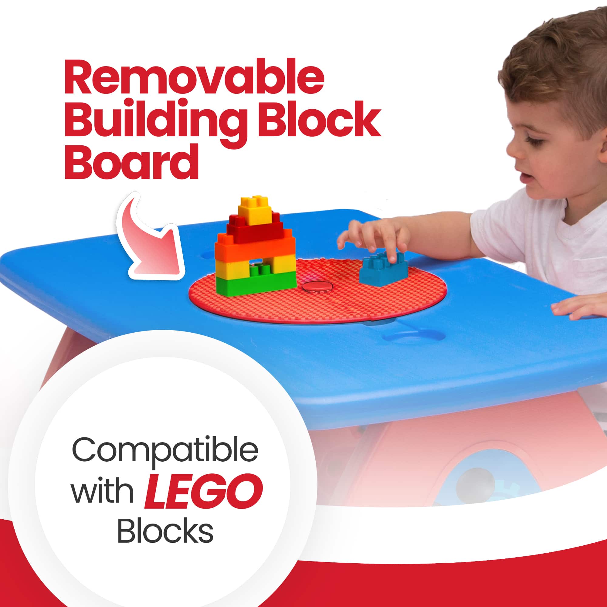 Delta Children Disney® Mickey Mouse 4 Seat Activity Picnic Table with Umbrella