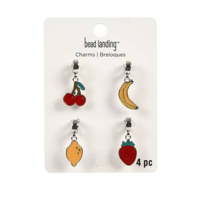 Slide-On Fruit Charm Set by Bead Landing™ image