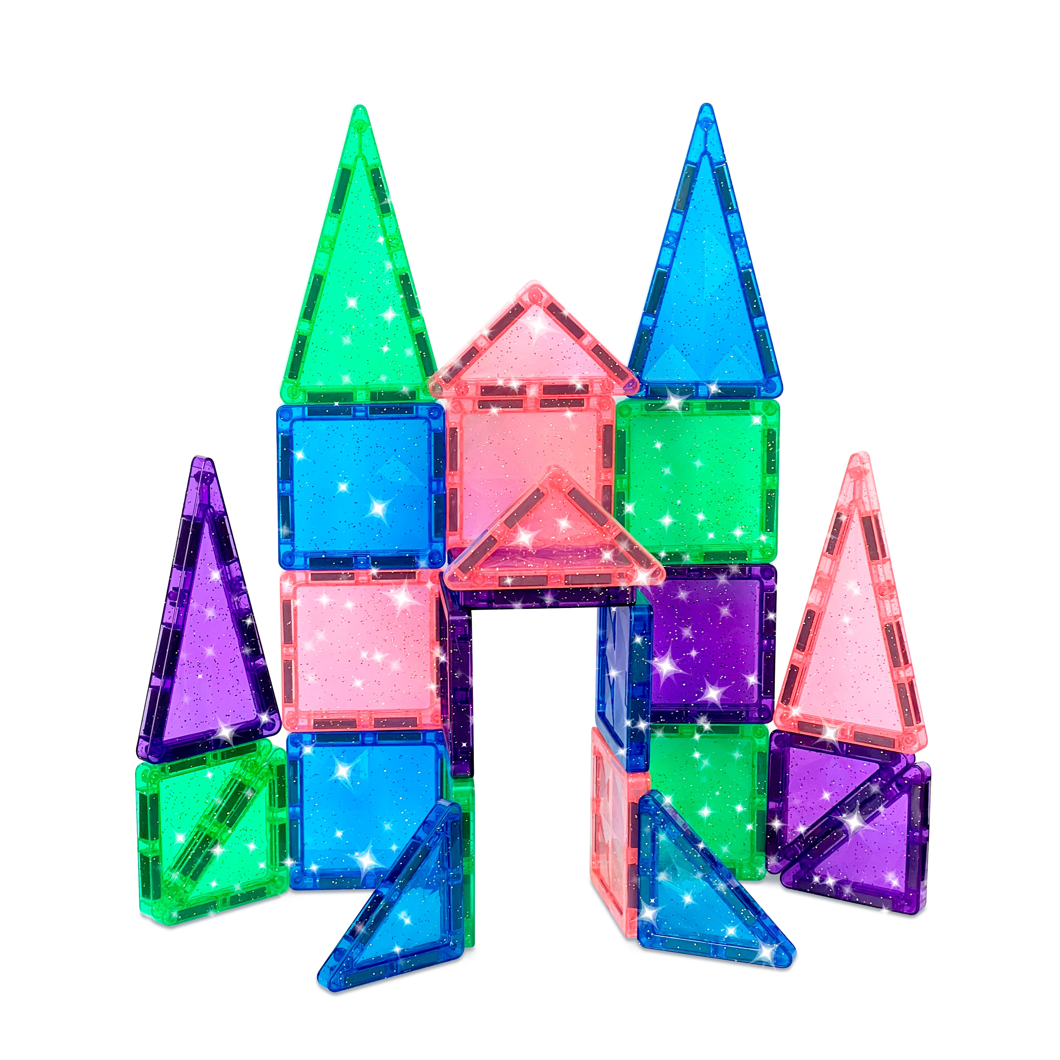 Crayola&#xAE; Glitter Pip-Tiles Mini-Magnetic Building Tiles