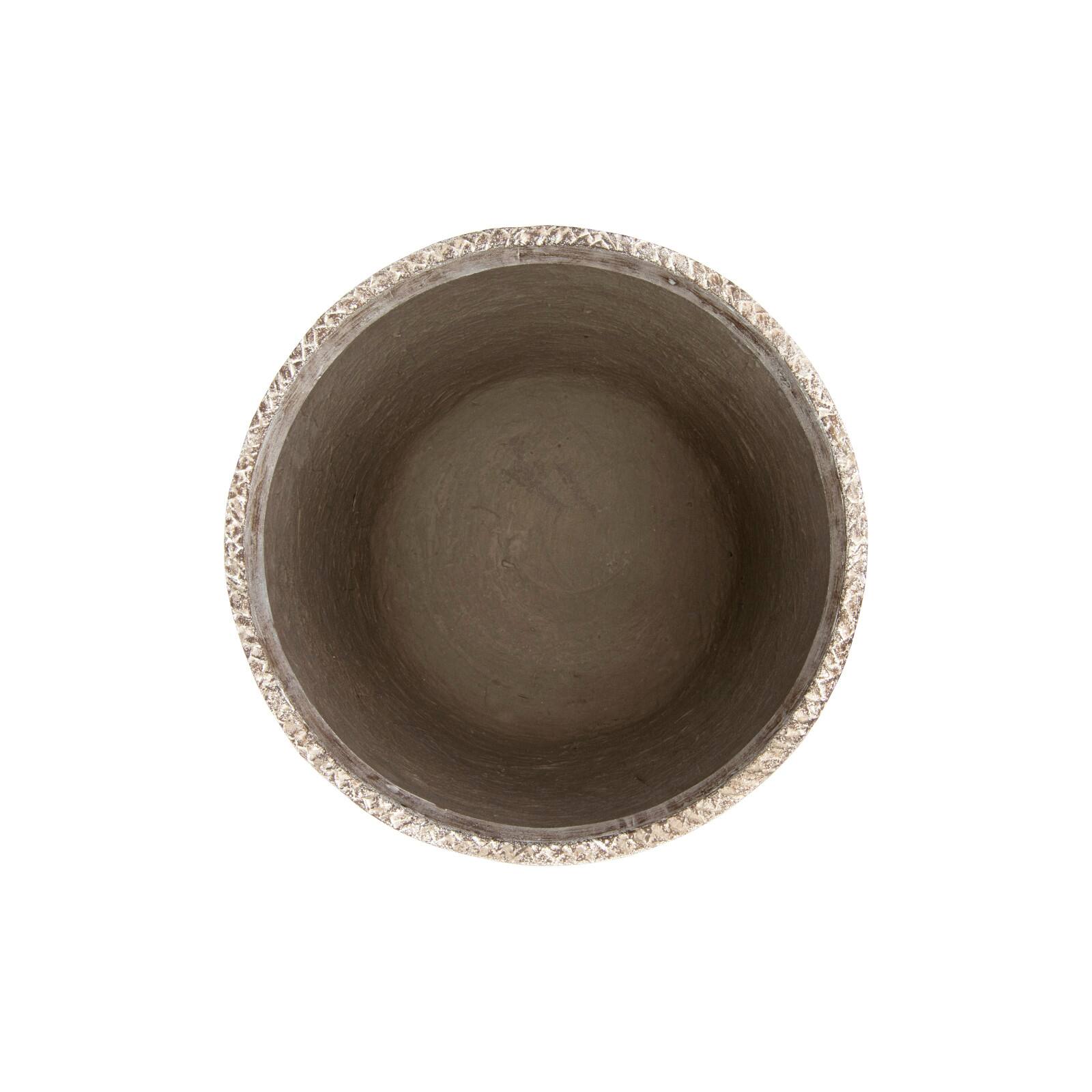 Hello Honey® Gray Cement Planter with Removable Wood Legs Set