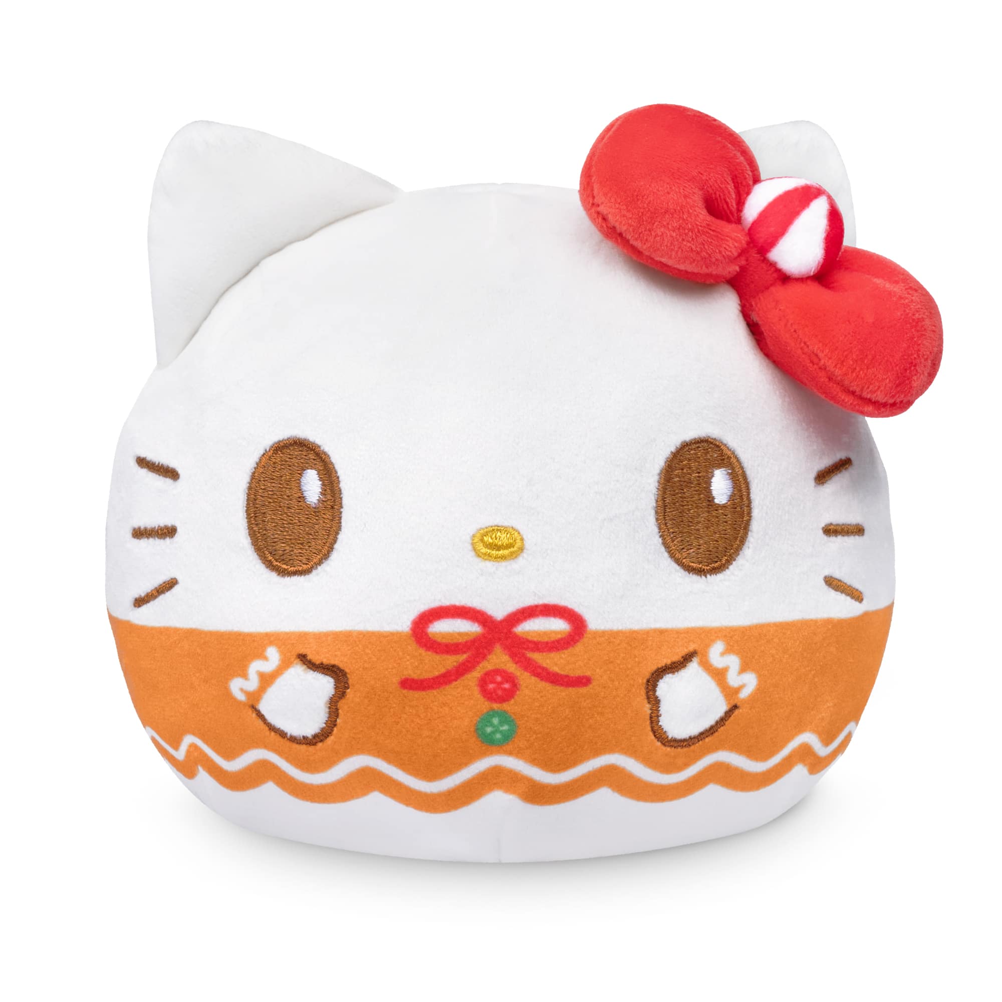 Sanrio&#xAE; TeeTurtle 4&#x22; Hello Kitty&#xAE; Gingerbread Christmas Reversible Plushie