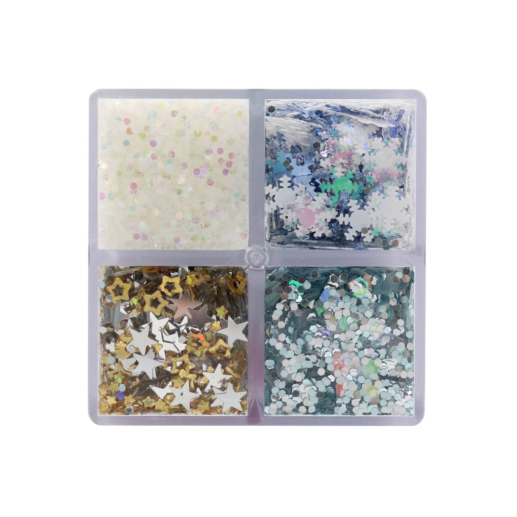 Snow Flurries Glitter Stacker by Creatology&#x2122;