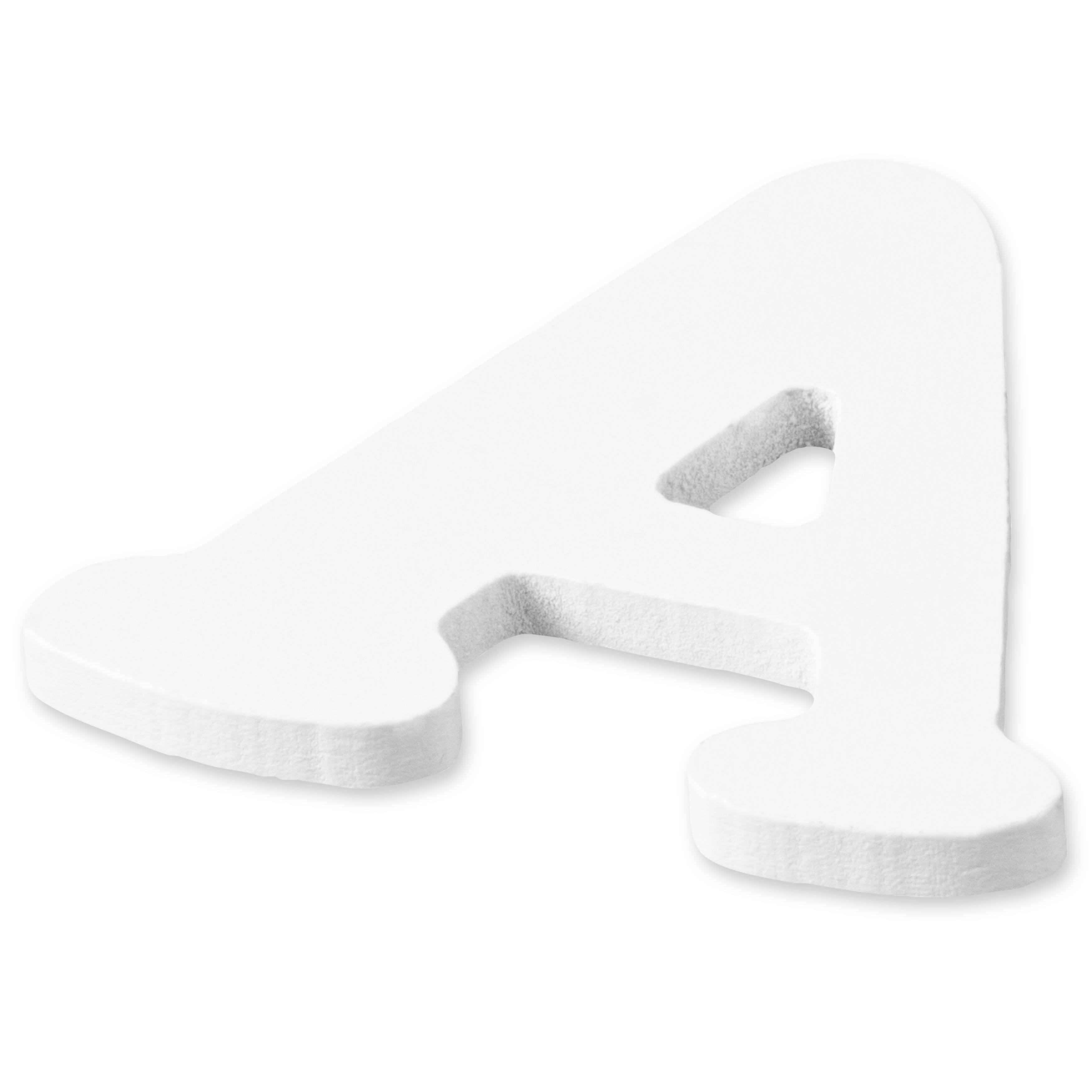 12 Pack: 2.5&#x22; White MDF Letter by Make Market&#xAE;
