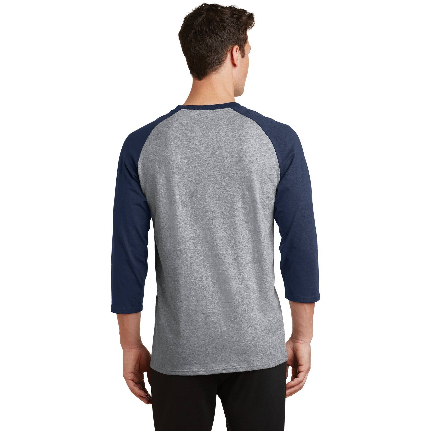 Port & Company® Core Blend 3/4-Sleeve Raglan Tee