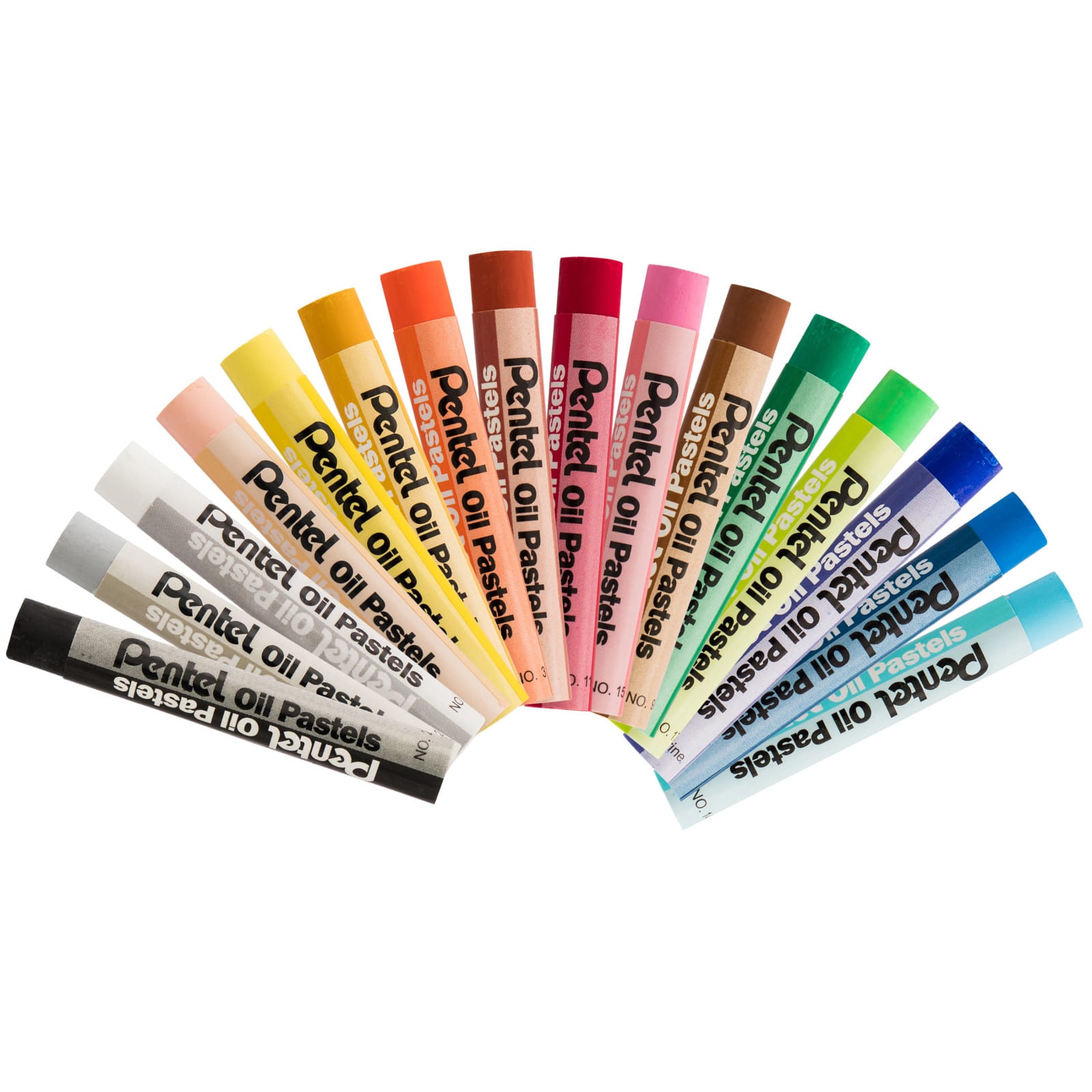 Pentel Arts&#xAE; 16 Color Oil Pastels Set