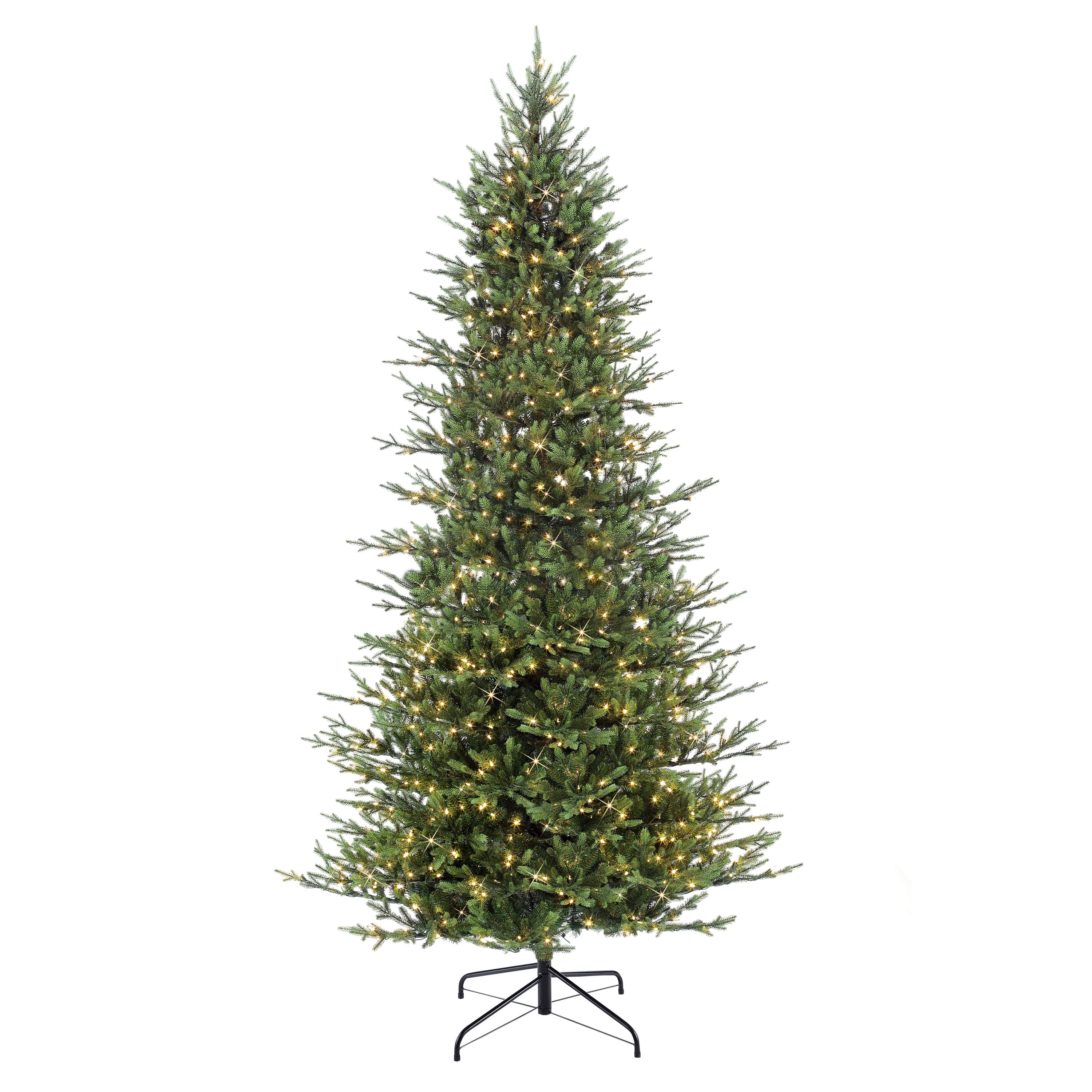 10ft. Pre-Lit Slim Balsam Artificial Fir Tree, Clear Lights