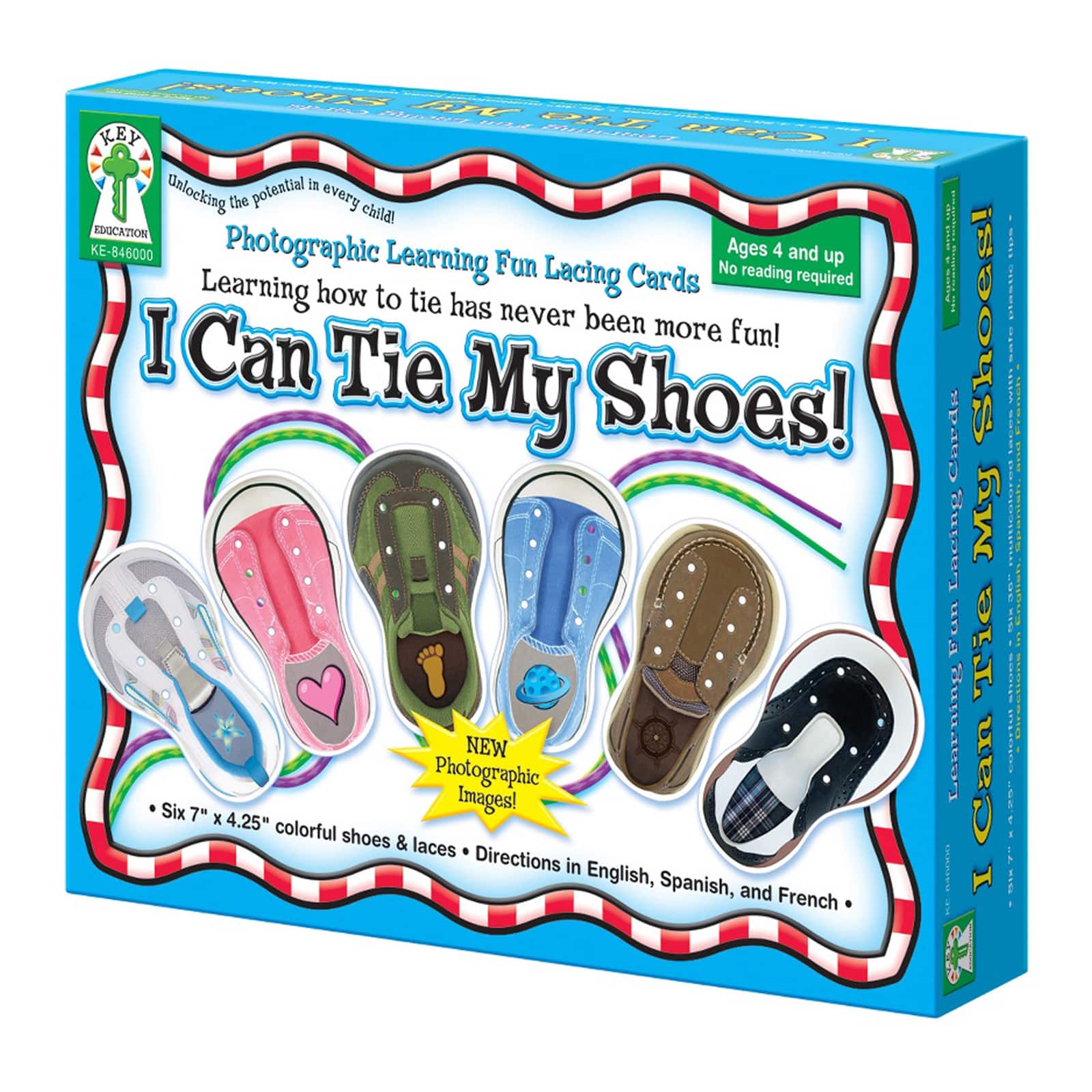 I Can Tie My Shoes! Lacing Card Set