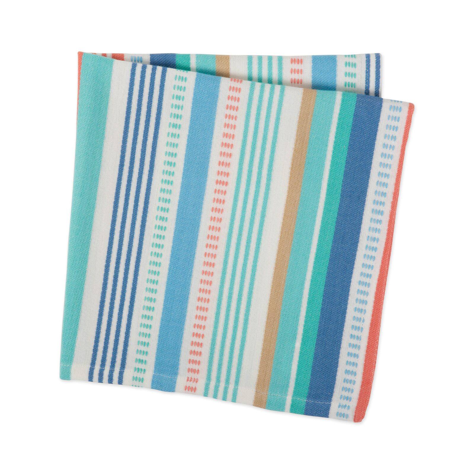 DII&#xAE; Seashore Striped Napkins, 6ct.