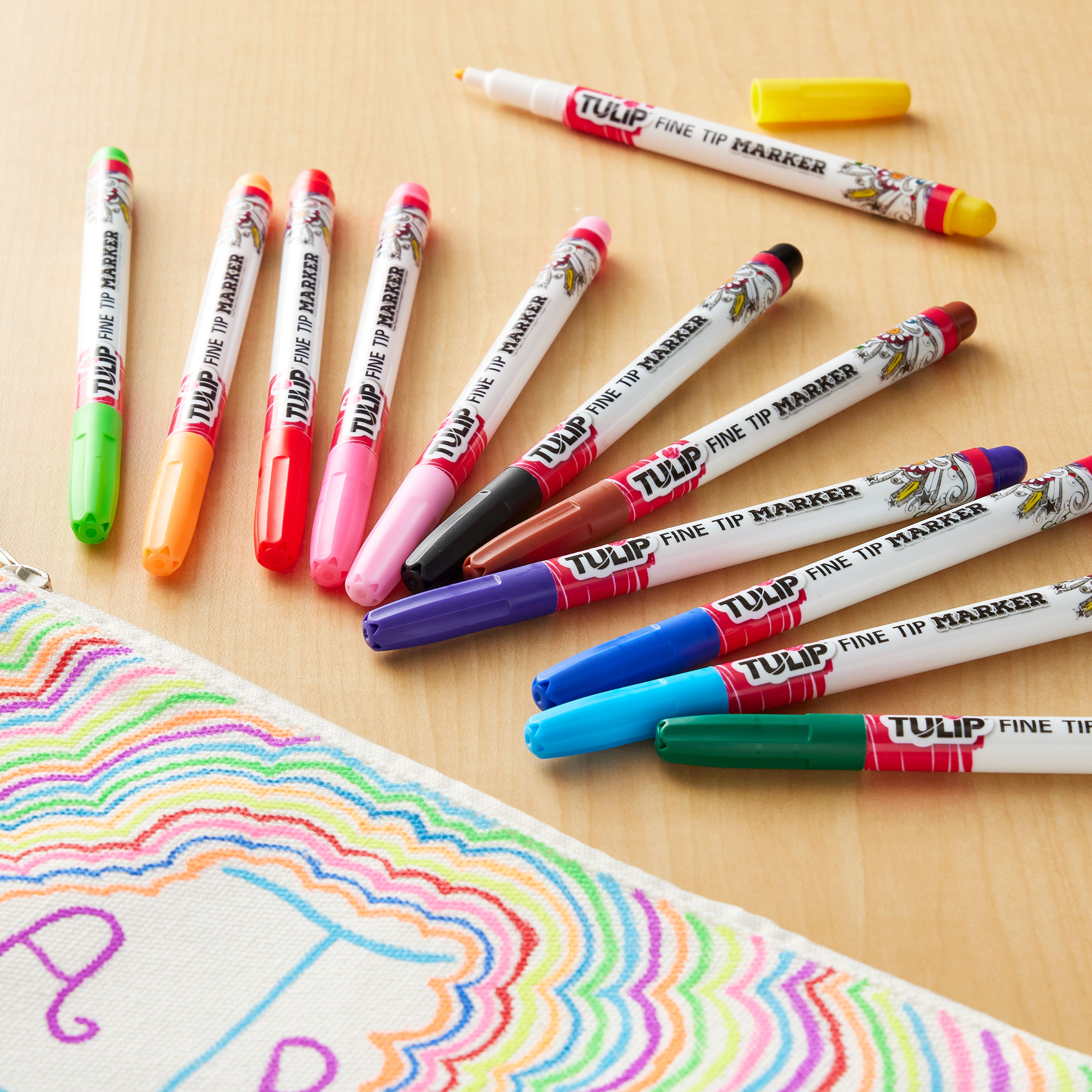Tulip® Fabric Markers® Fine Writers