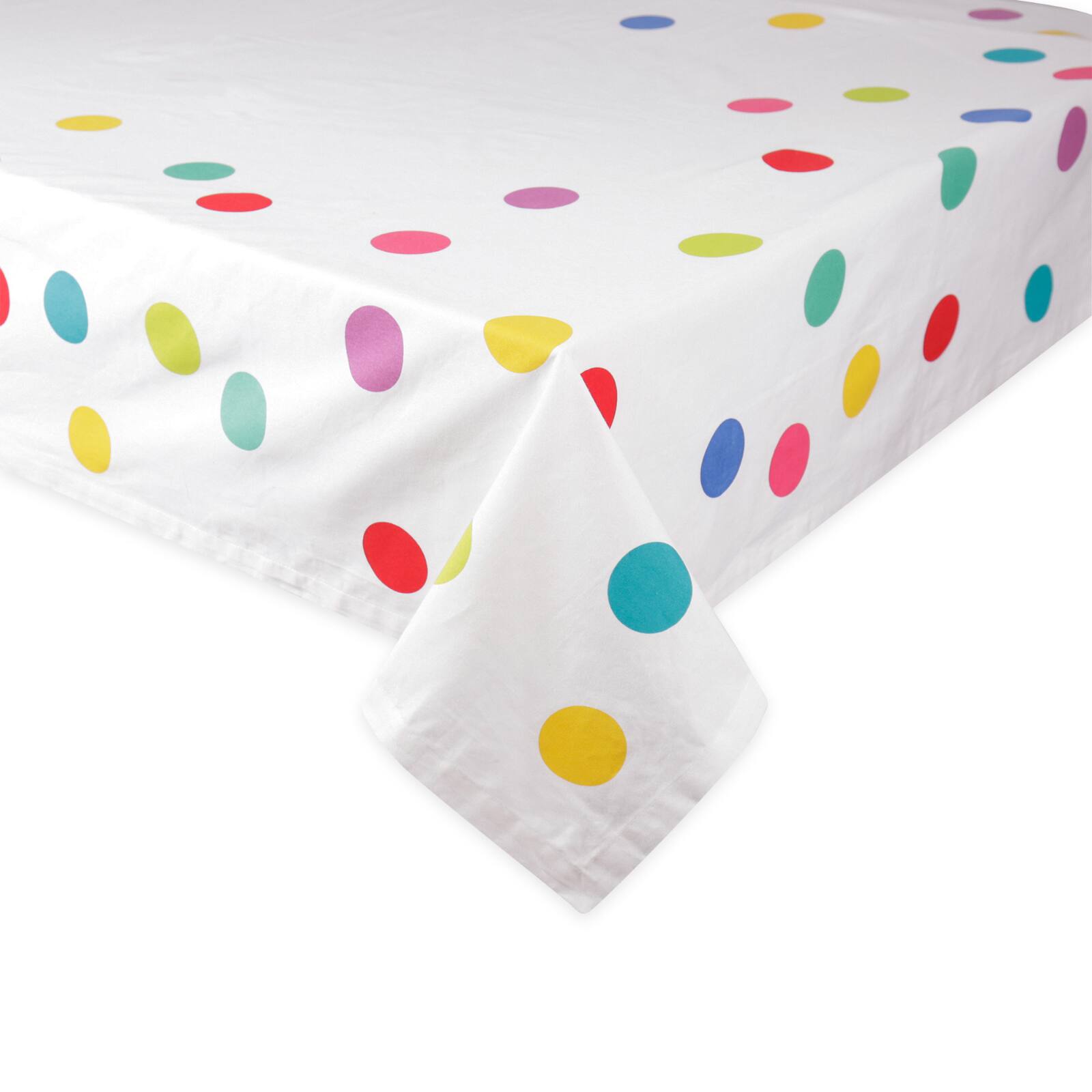 Confetti Print Tablecloth 60&#x22; x 84&#x22;