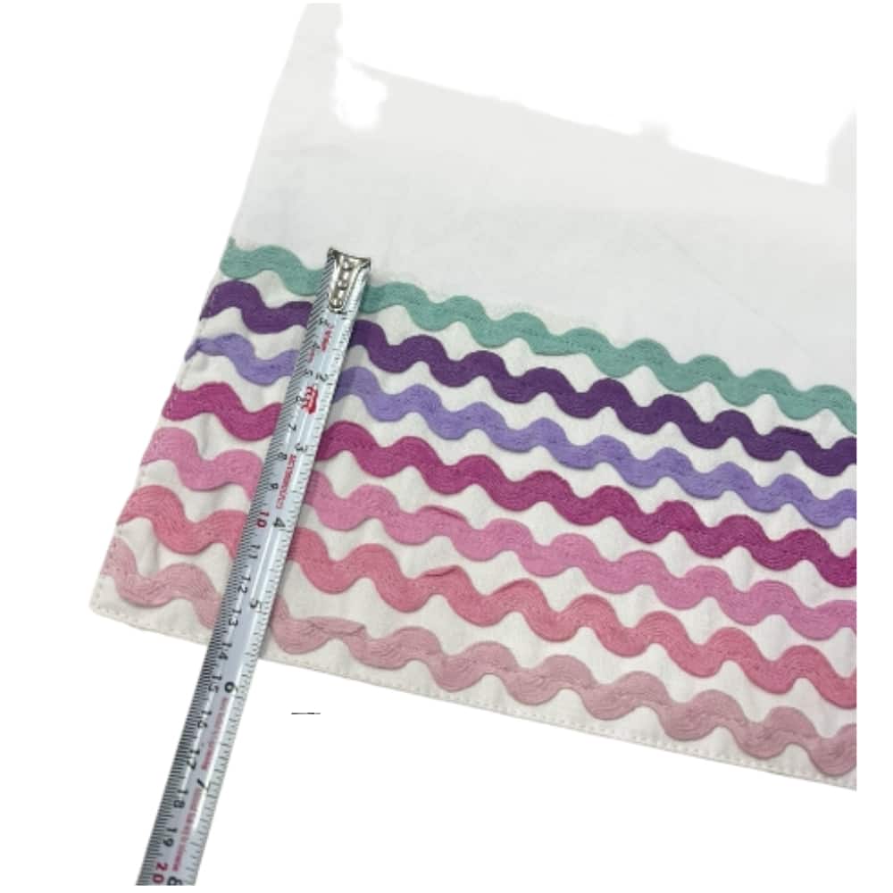 72" Bright Wavy Stripes Fabric Table Runner by Ashland®