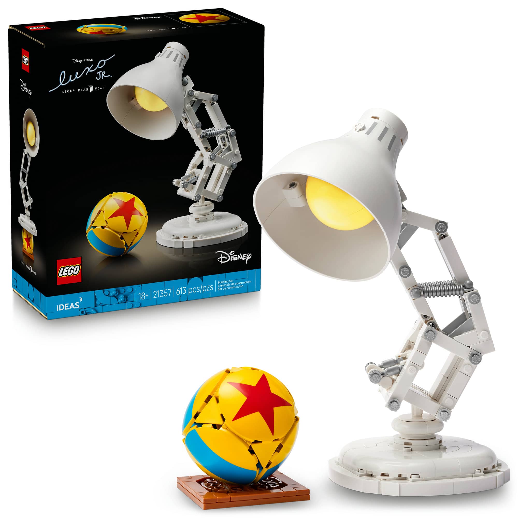 Mica様 LEGO® Ideas Disney Pixar Luxo Jr. Buildable Display Model 21357