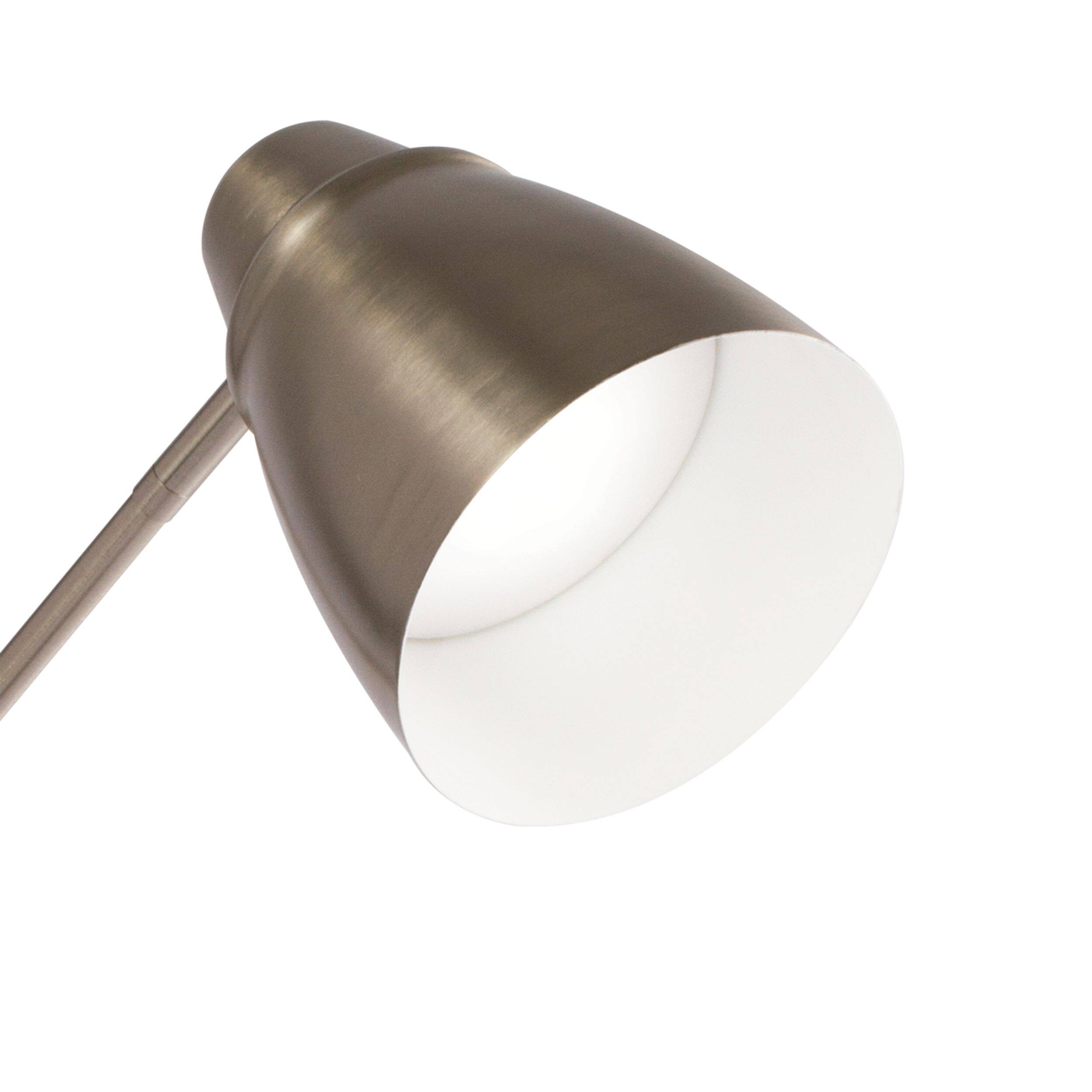 OttLite Wellness Series 19&#x22; Silver Harmonize LED Desk Lamp