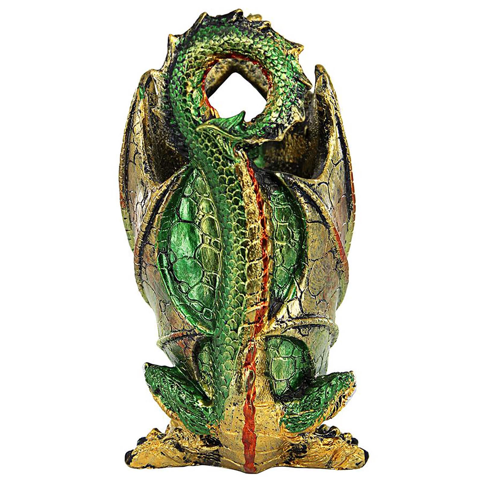 Design Toscano 6&#x22; Escritoire the Dragon Desk Accessory Sculpture