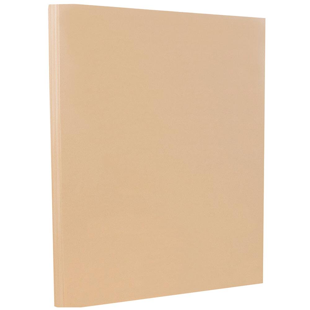 JAM Paper 8.5'' x 11'' 67lb. Vellum Bristol Cardstock, 50 Sheets