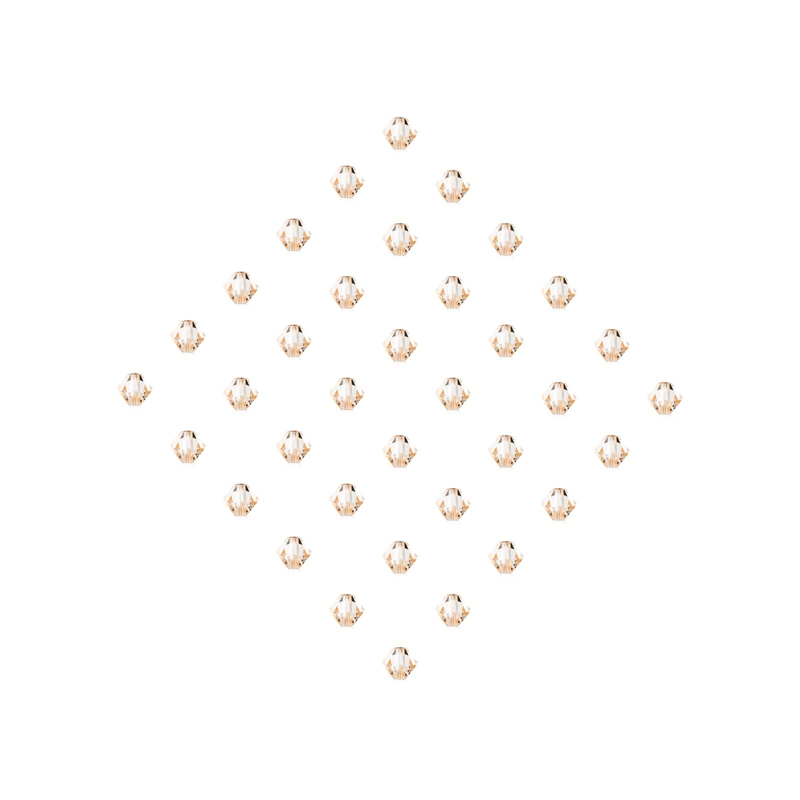 John Bead Preciosa 6mm Czech Crystal Rondelle Beads, 36ct.