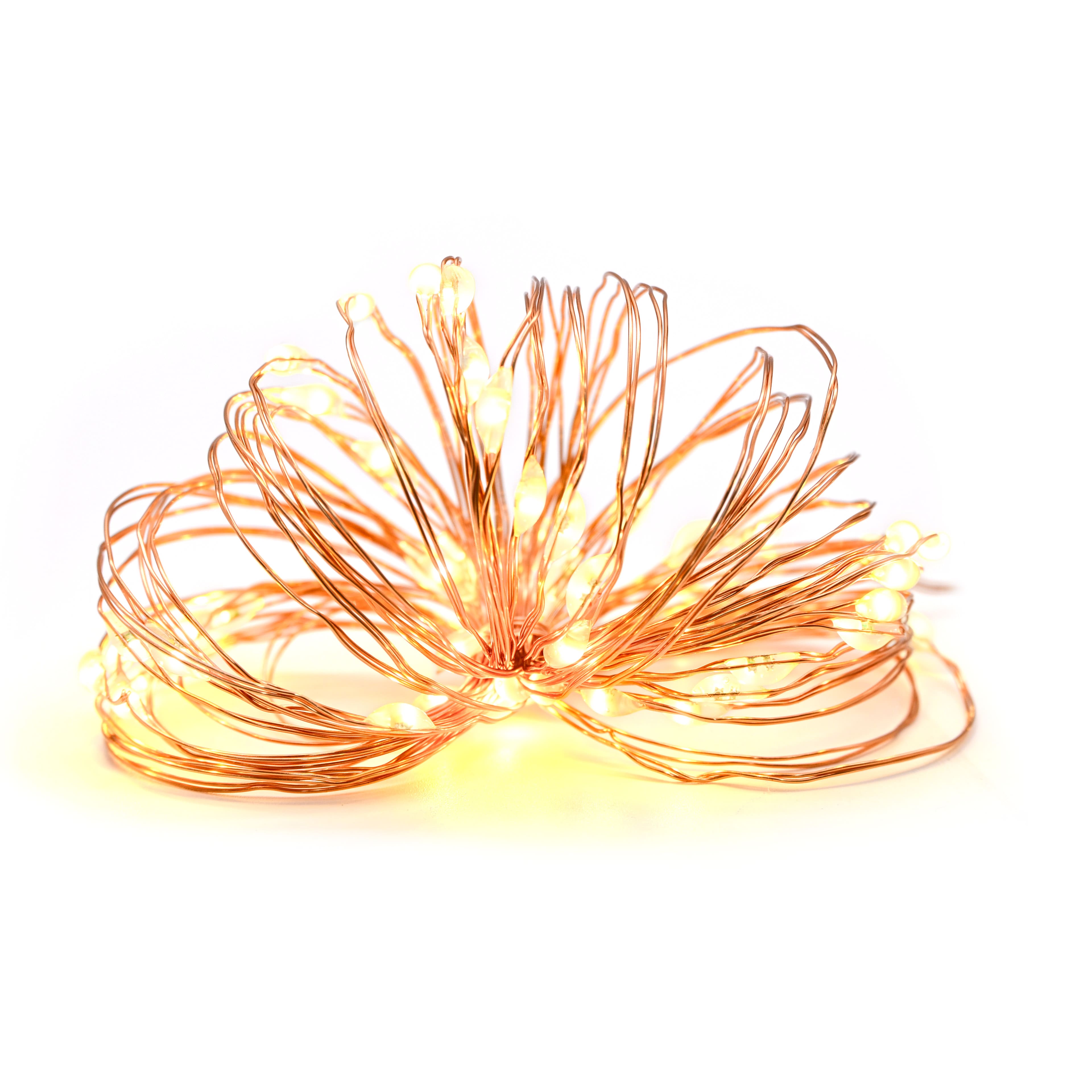 50ct. Amber/Warm White LED String Lights by Ashland®