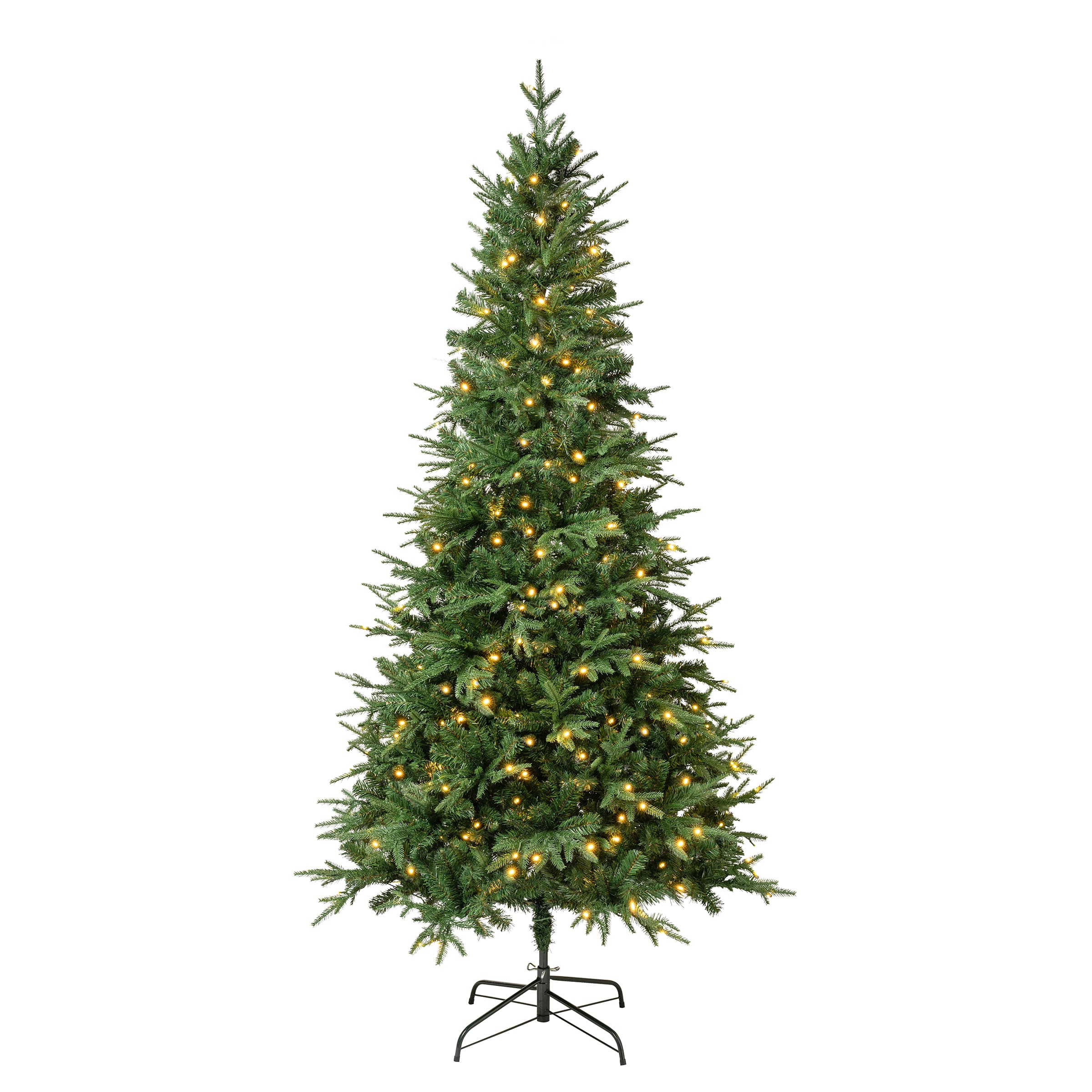 7.5ft. Pre-Lit Feel-Real&#xAE; Duxbury Artificial Christmas Tree, Warm White LED Lights
