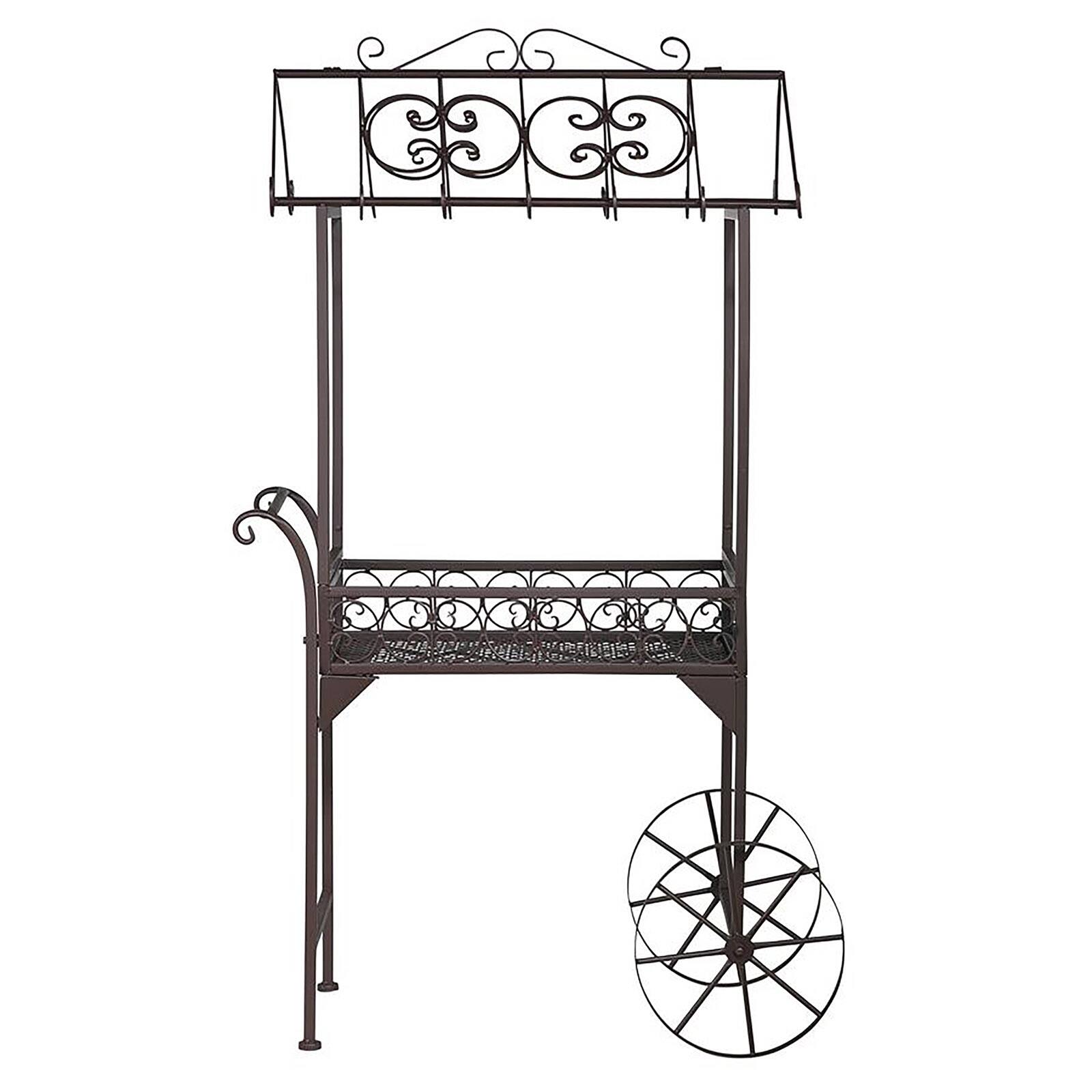 Design Toscana 56.5&#x22; Jardin a la Francaise Flower Pushcart