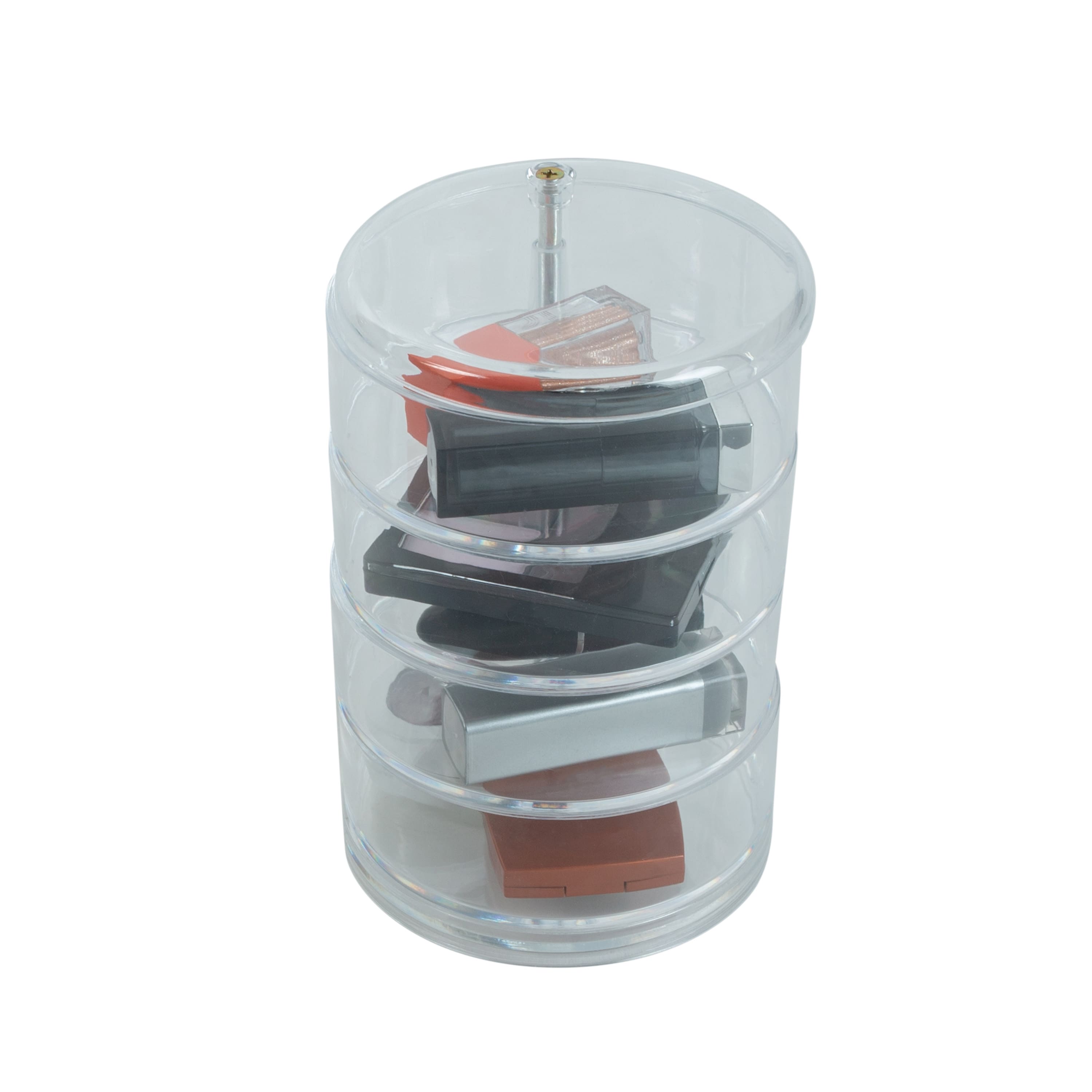 Simplify 7" Swivel Cosmetic & Jewelry 4 Tier Holder