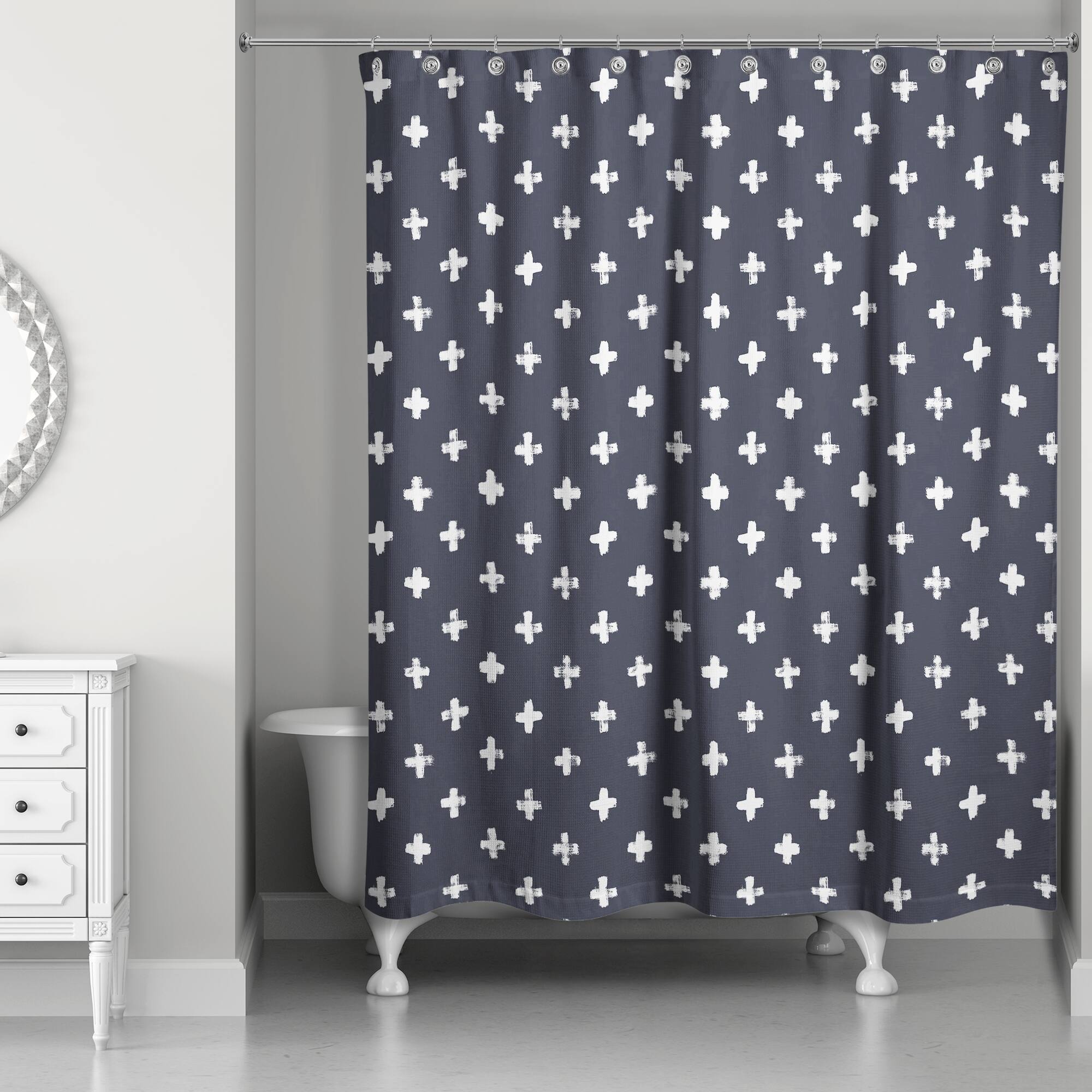 Crosses Shower Curtain