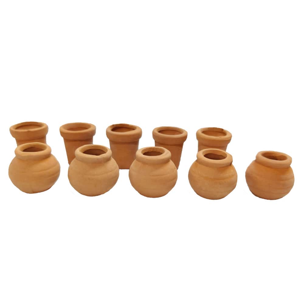 Miniature Clay Pot Set by Make Market®