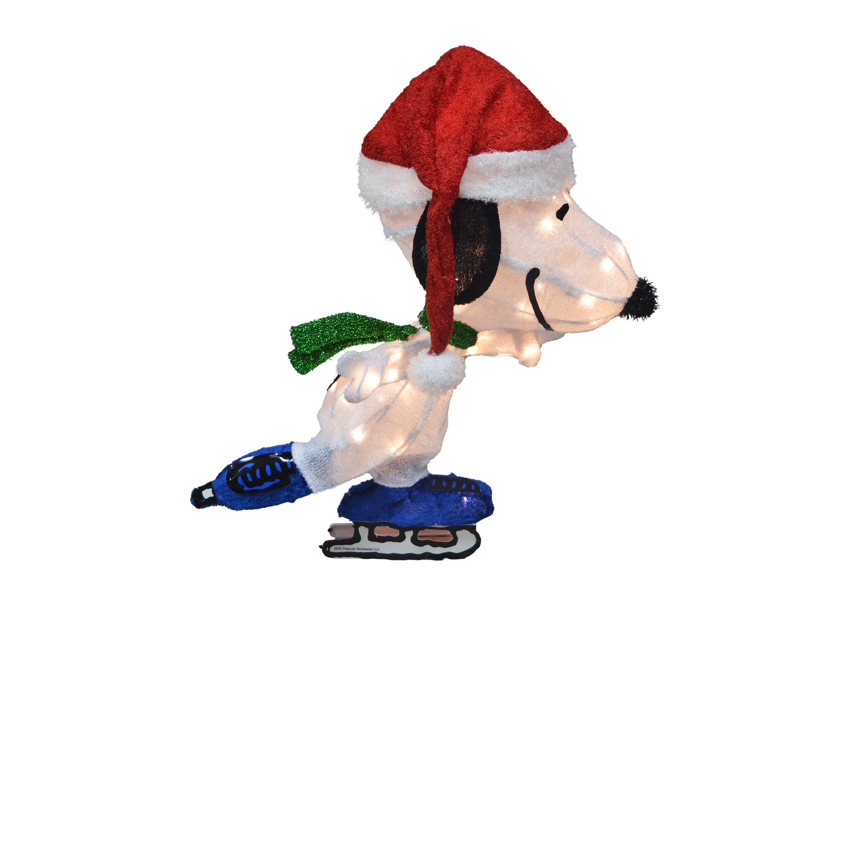 Peanuts® 2ft. 3D Pre-Lit Skating Snoopy Yard Décor
