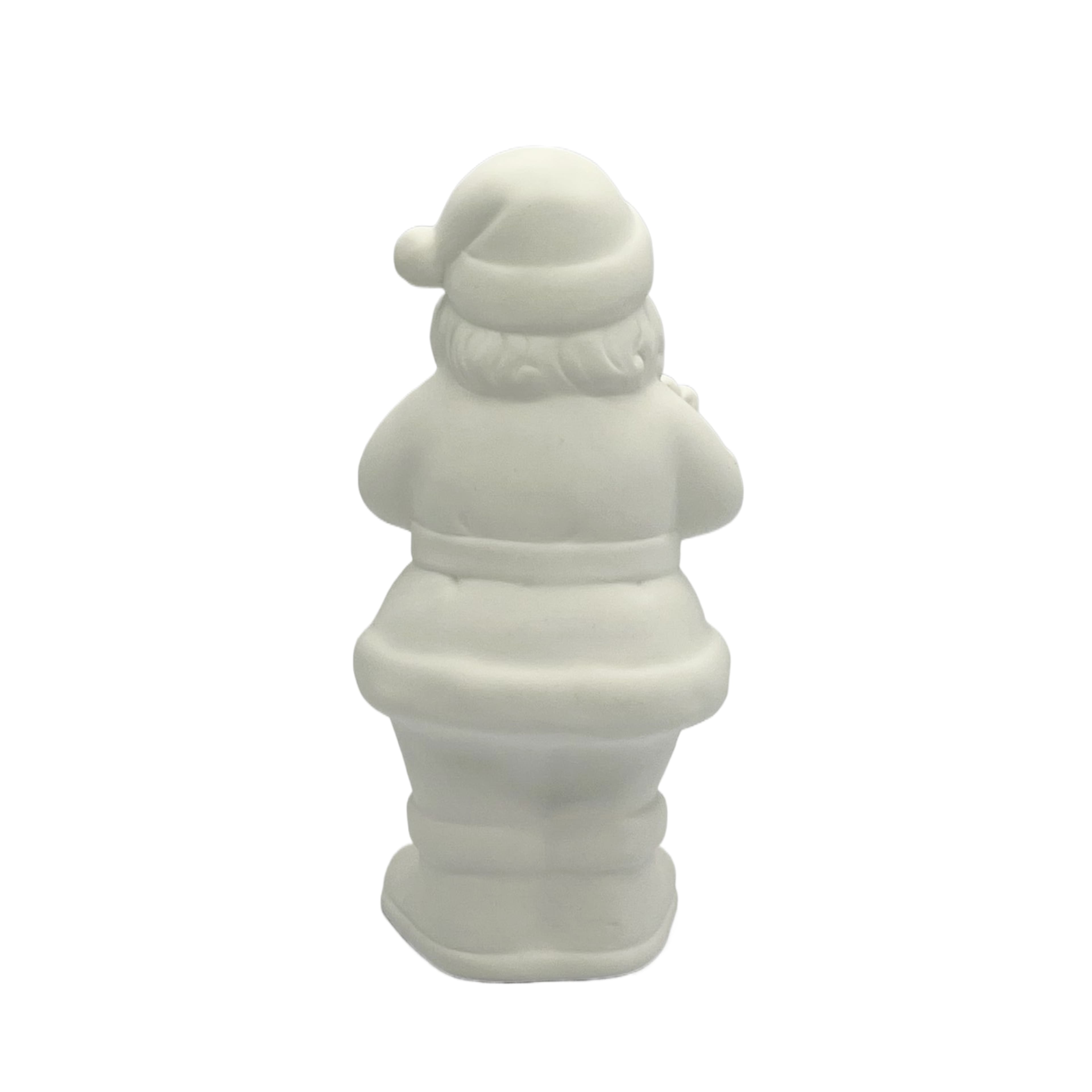 7.25&#x22; LED DIY Ceramic Snowflake Santa D&#xE9;cor by Make Market&#xAE;