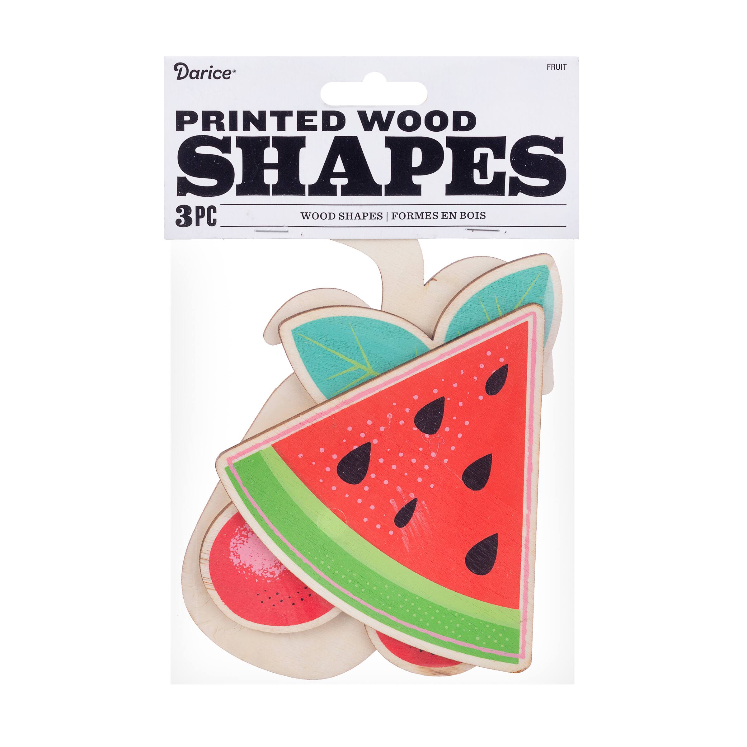 Darice® Fruit Printed Wood Shapes