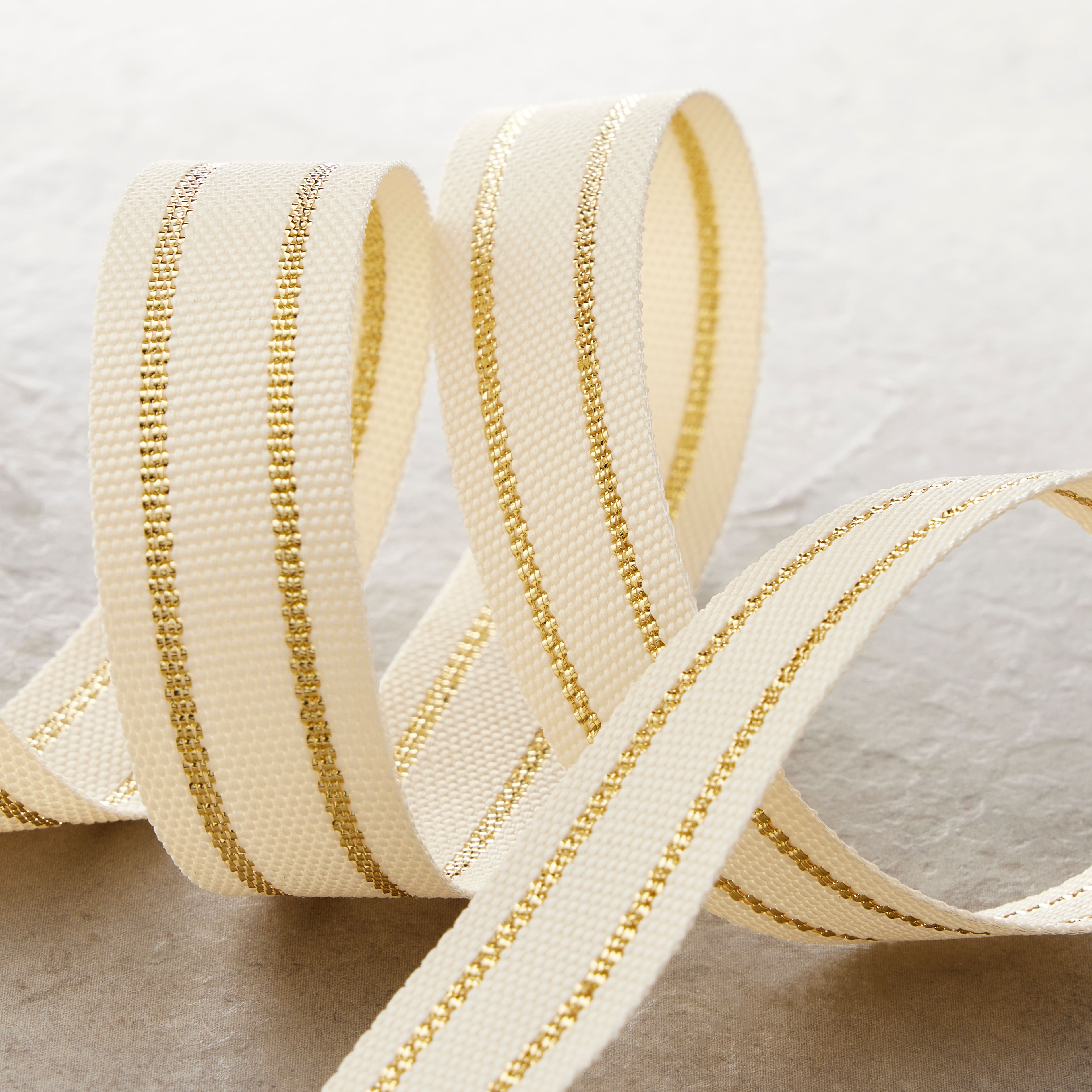 5/8&#x22; x 5yd. Ticking Striped Grosgrain Ribbon by Celebrate It&#x2122;