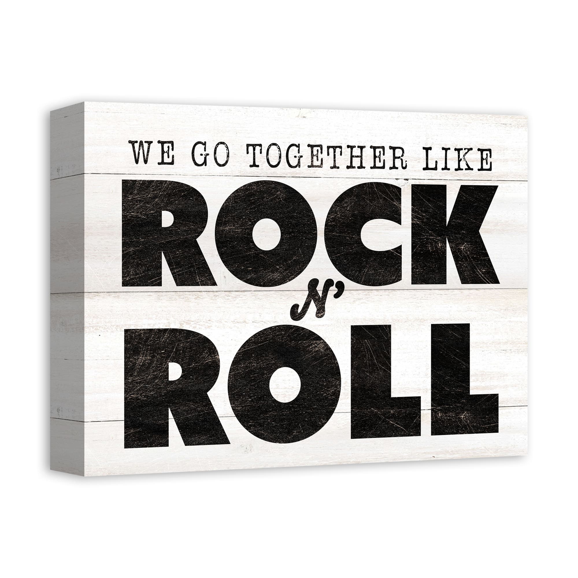 We Go Together 14" x 11" Canvas Wall Art