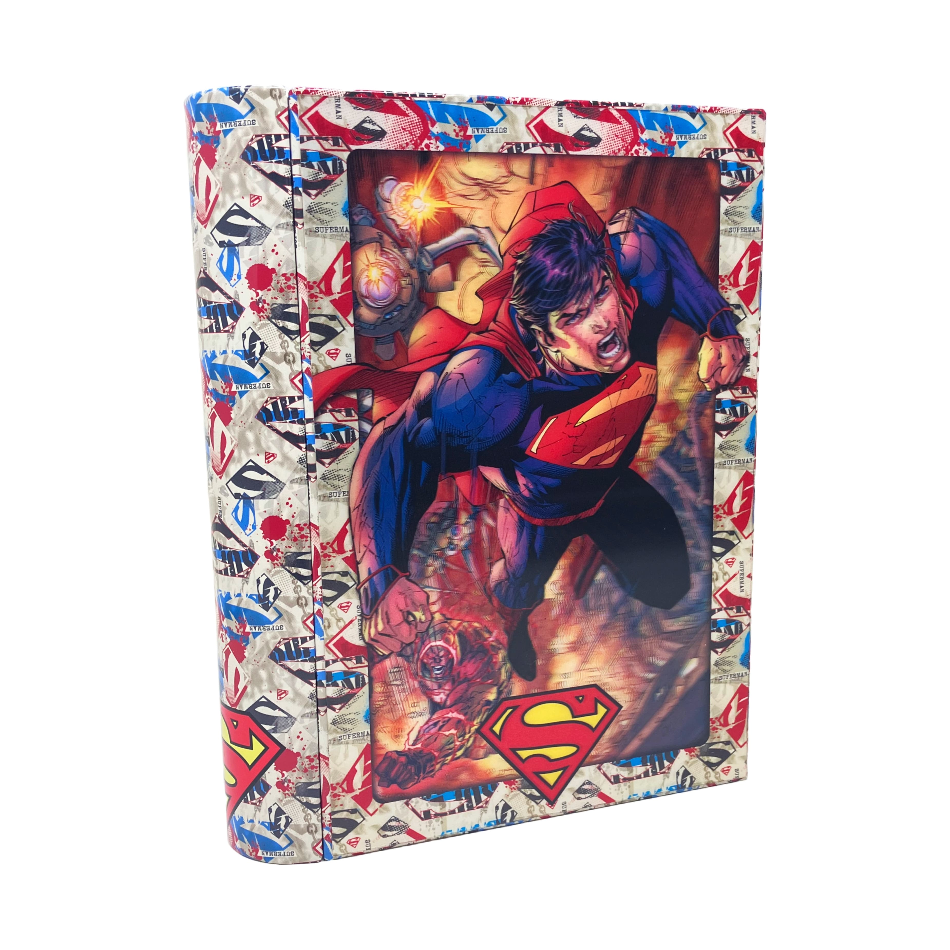 DC Comics - Superman 3D Lenticular Jigsaw Puzzle in a Collectible Tin Book: 300 Pcs