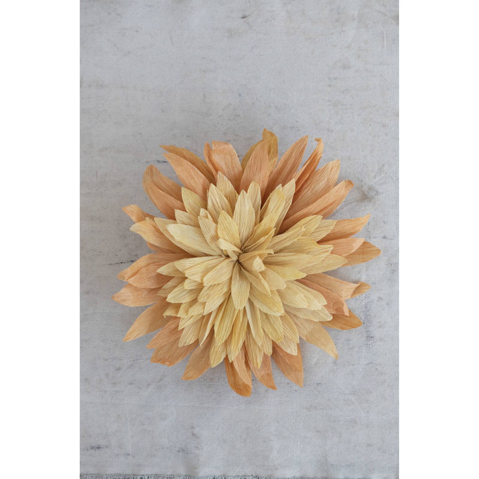 Hello Honey&#xAE; Yellow Handmade Paper Flower Wall D&#xE9;cor