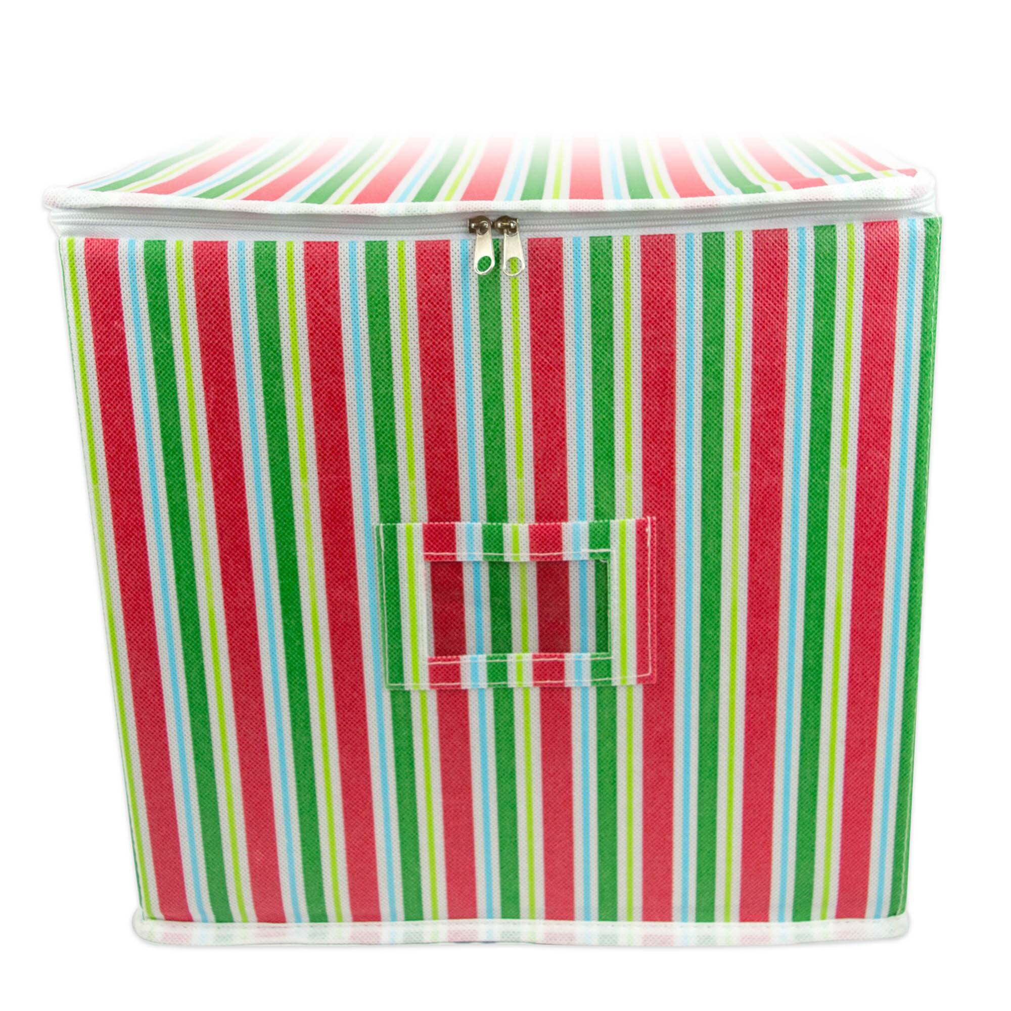 DII® Ornament Holiday Stripe Small Storage