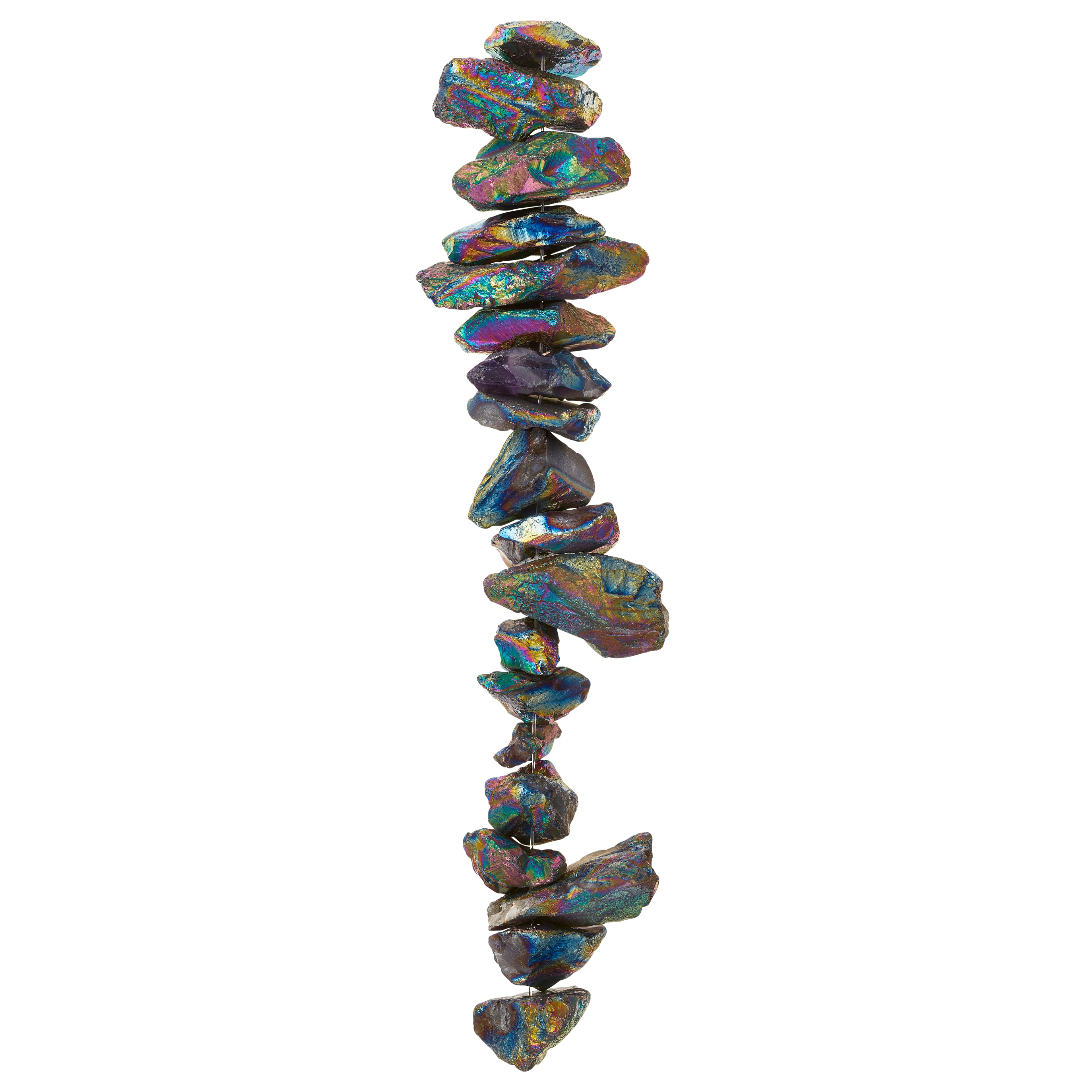 Aurora Borealis Hematite Spike Beads by Bead Landing&#x2122;