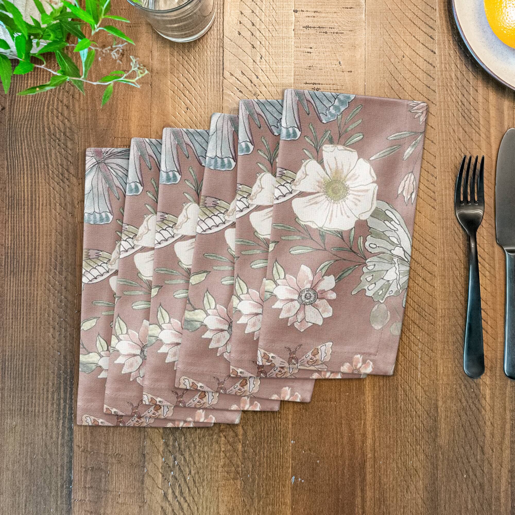 Butterflies Cotton Twill Napkin