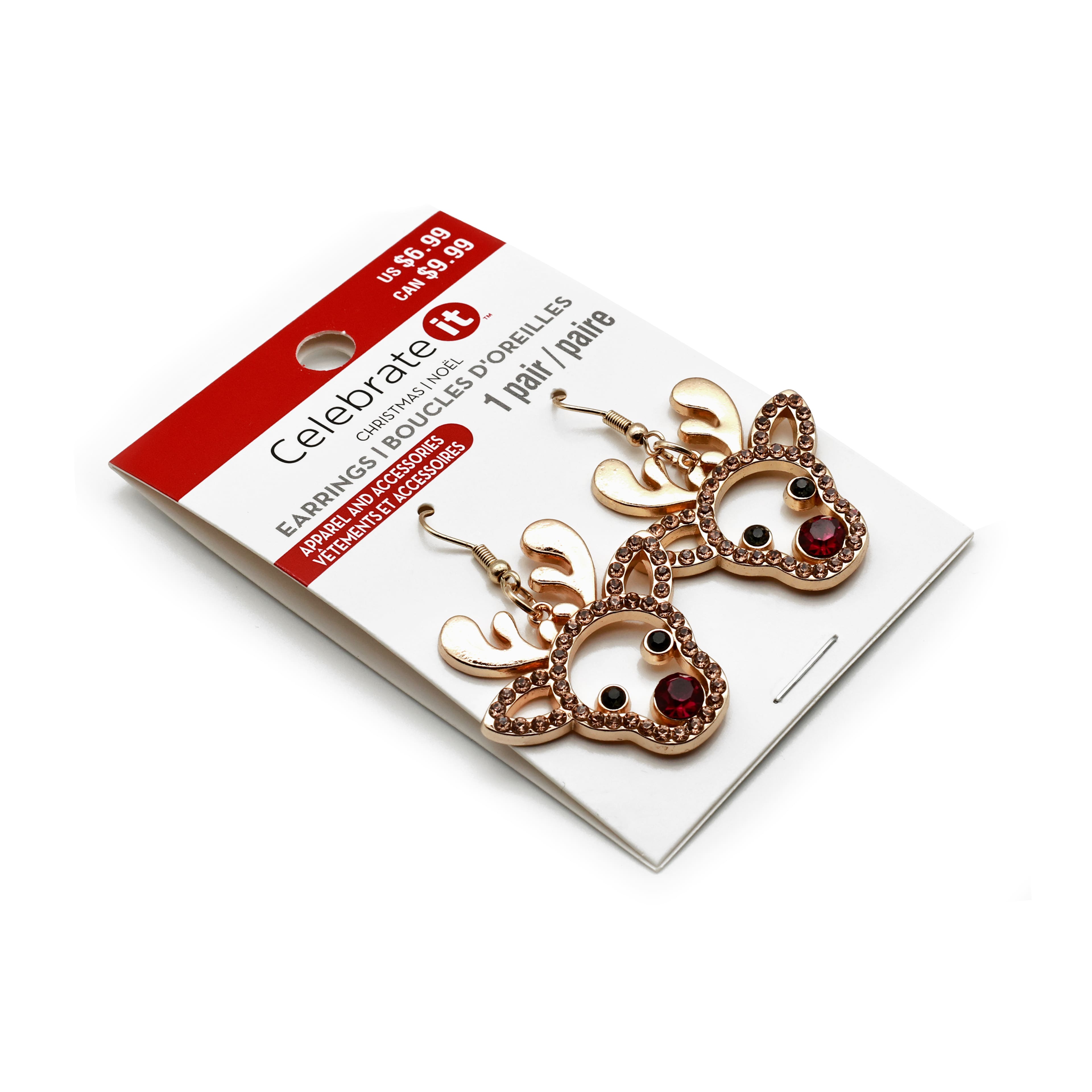 Reindeer Earrings by Celebrate It&#x2122;