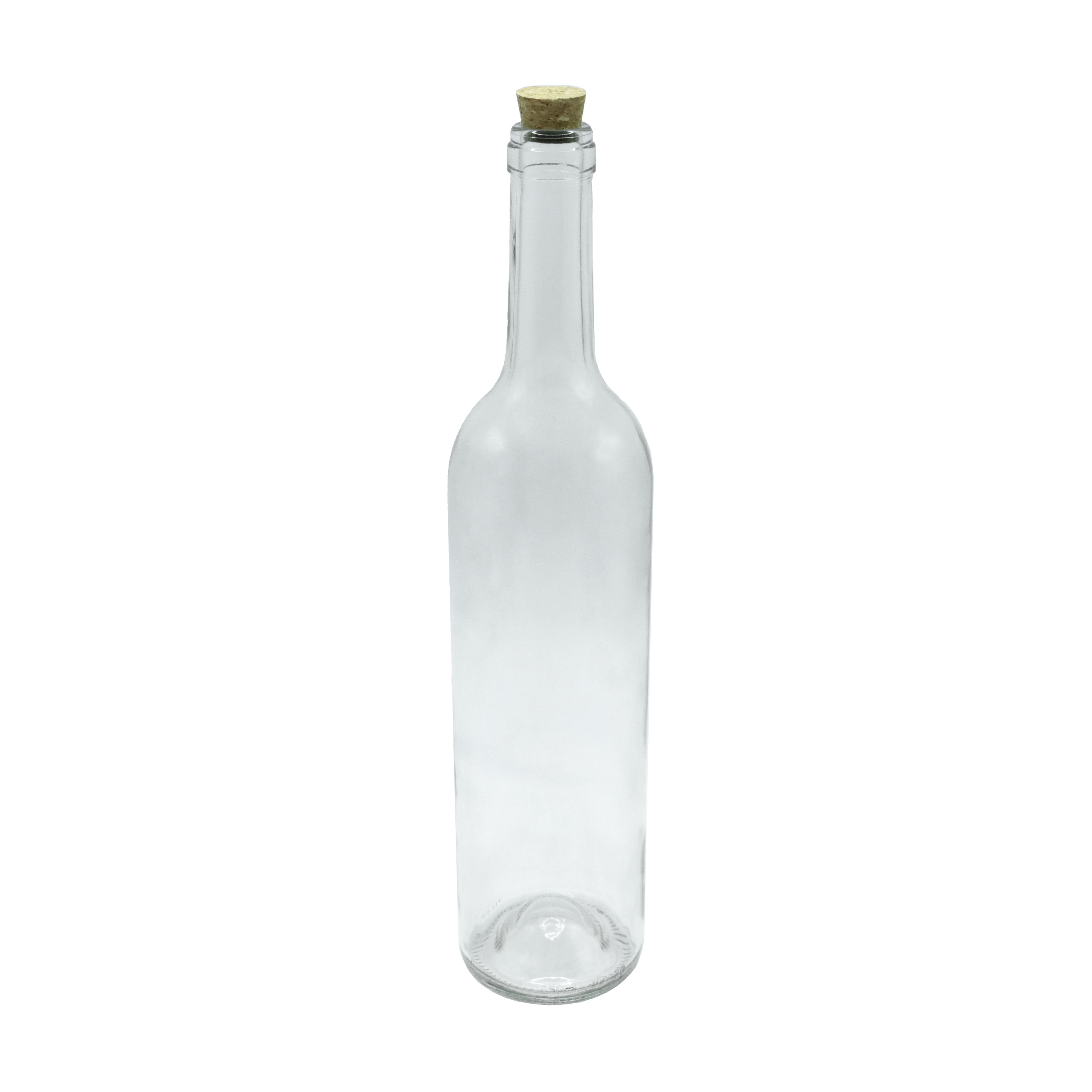 12 Pack: 26oz. Clear Glass Wine Bottle with Cork by Ashland&#xAE;