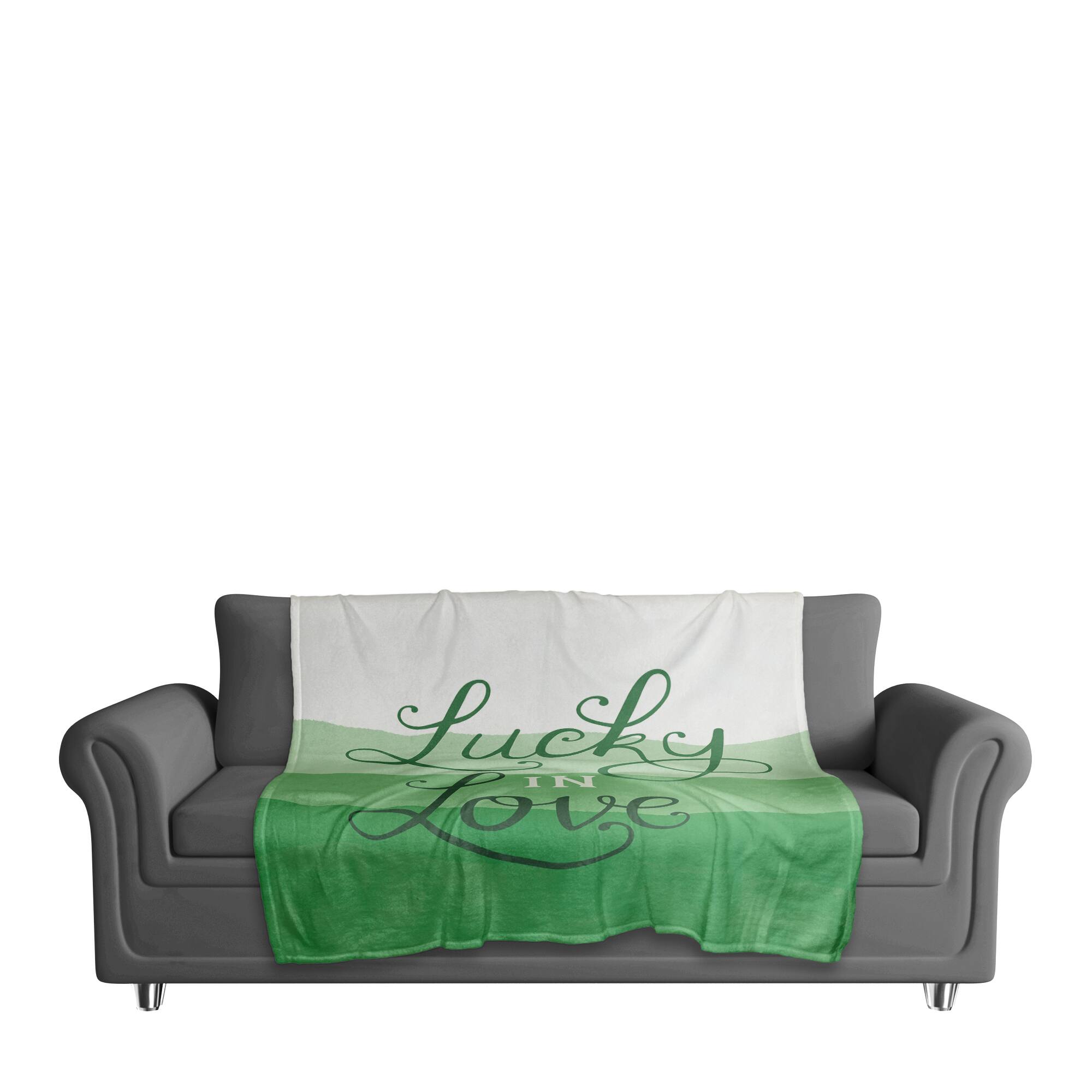 Lucky In Love Throw Blanket