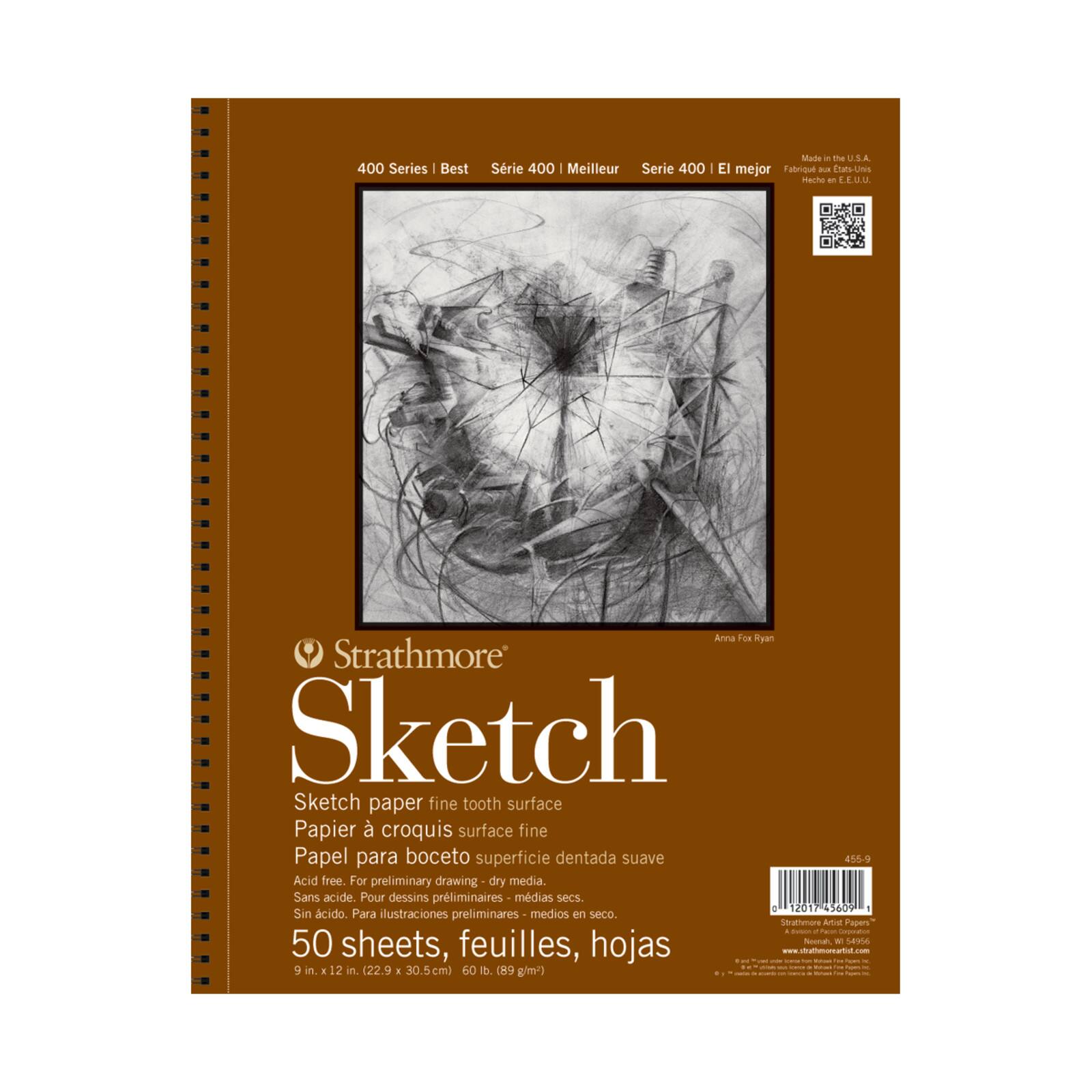 Strathmore® 400 Series Sketch Paper Pad, 11" x 14"