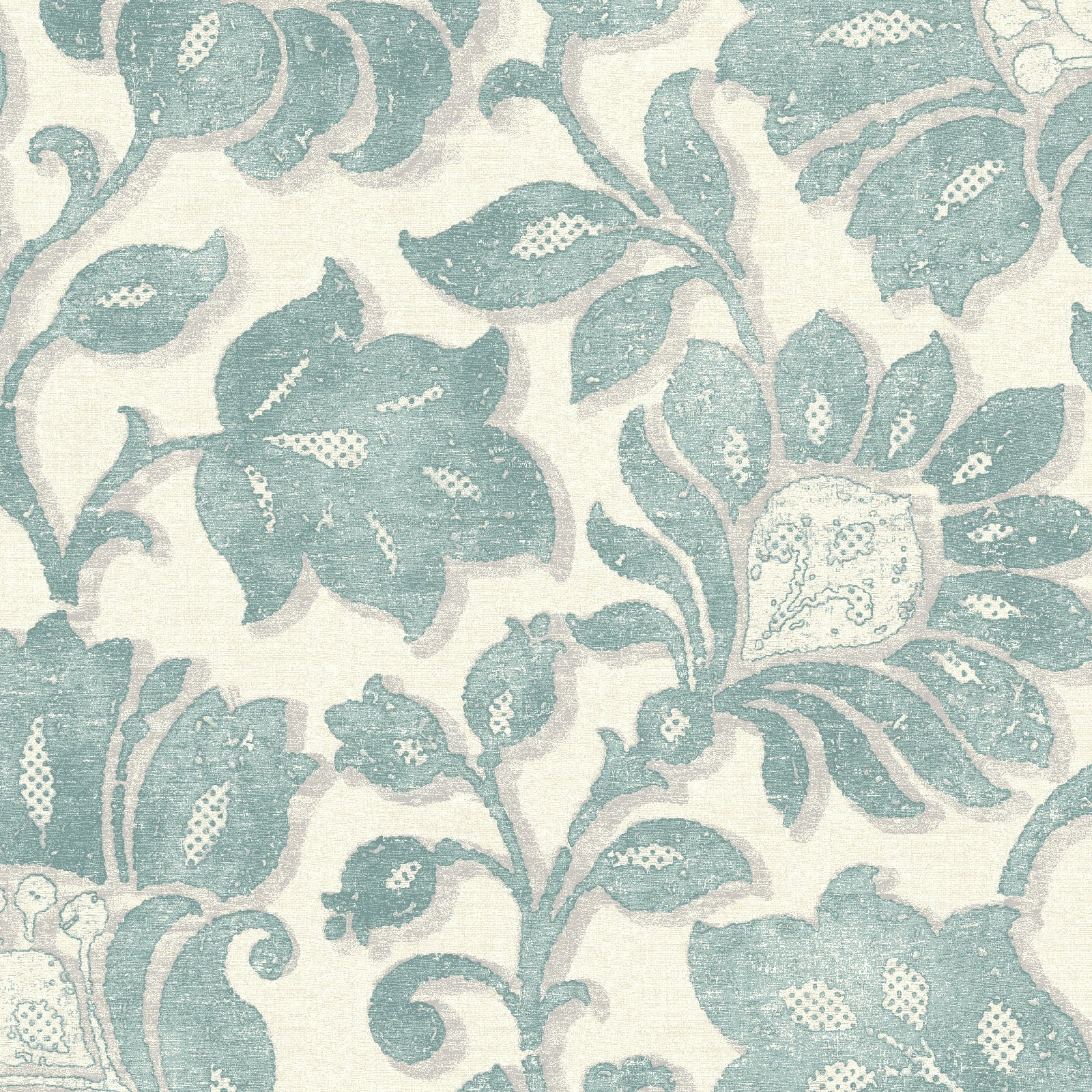 PKL Studio Mint Imaginary Mist Cotton Home D&#xE9;cor Fabric