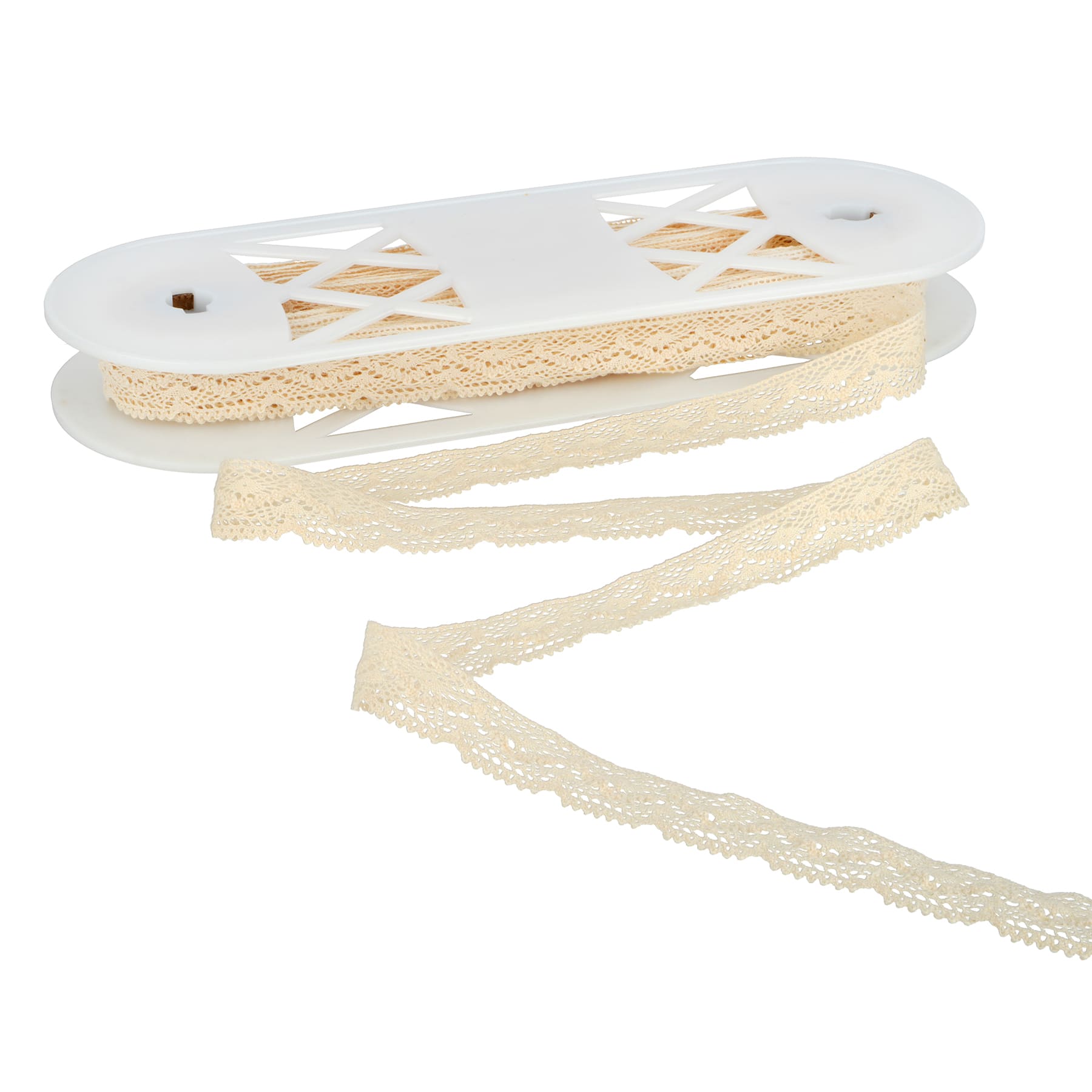 0.75&#x22; Ivory Scalloped Lace Trim by Celebrate It&#xAE;